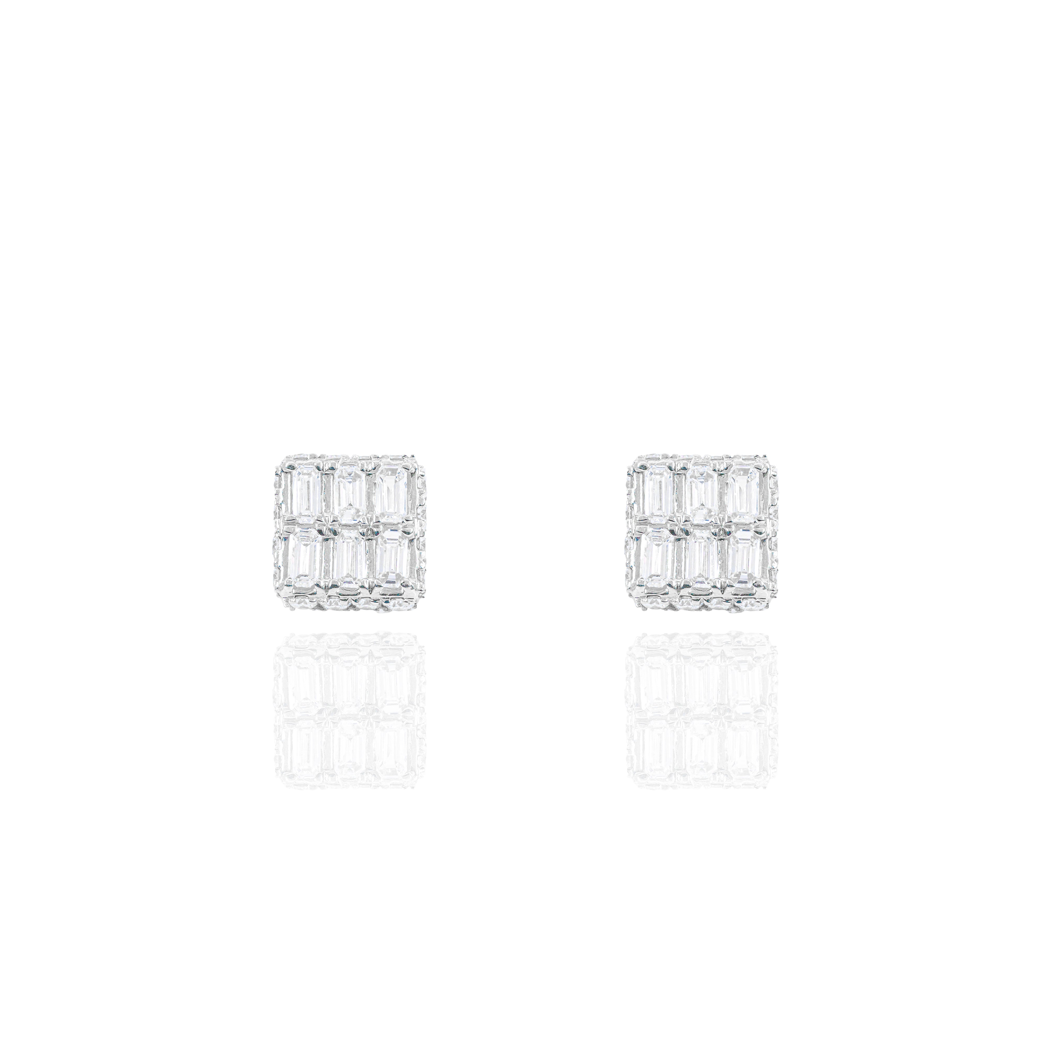 Emerald Diamond Earrings
