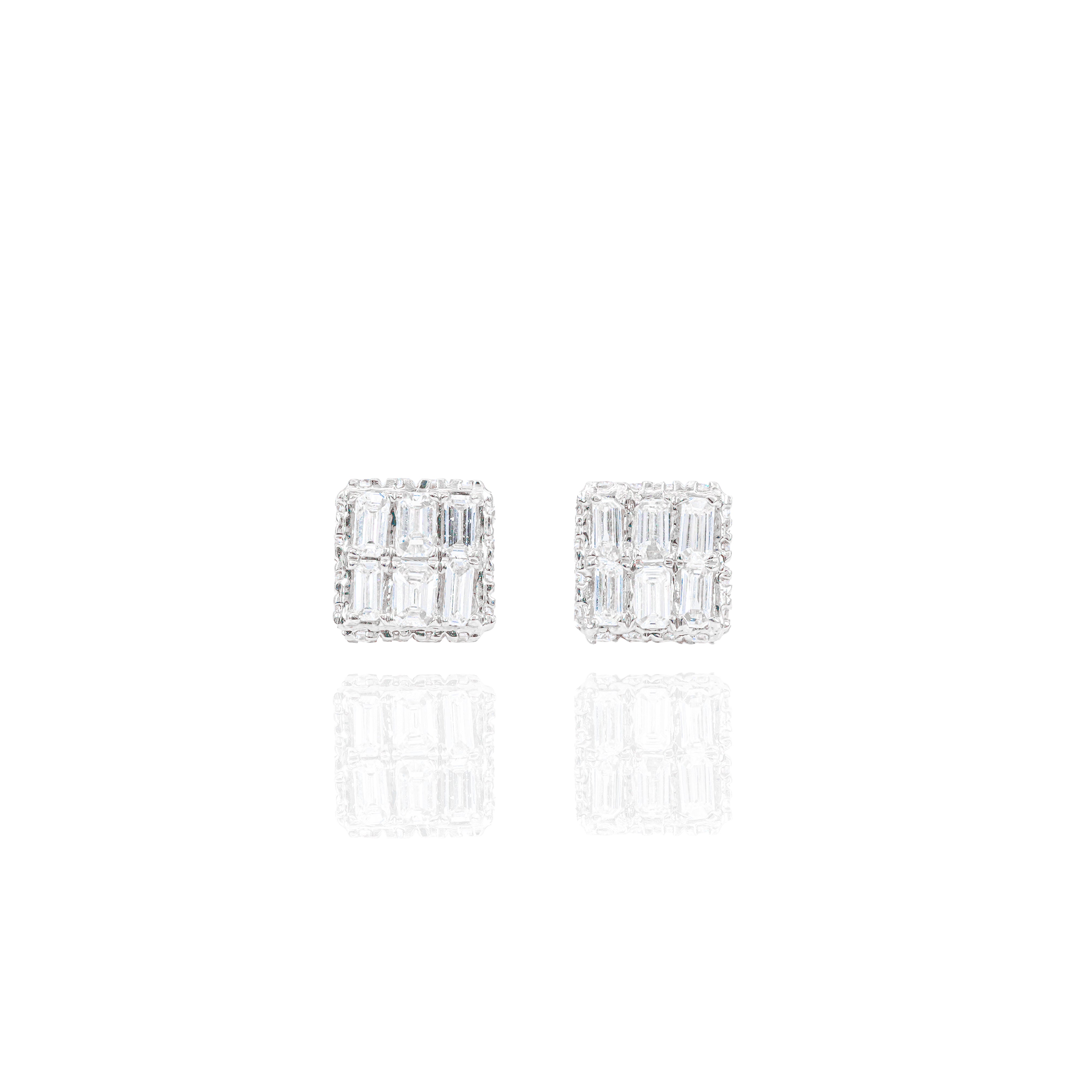 Emerald Diamond Earrings