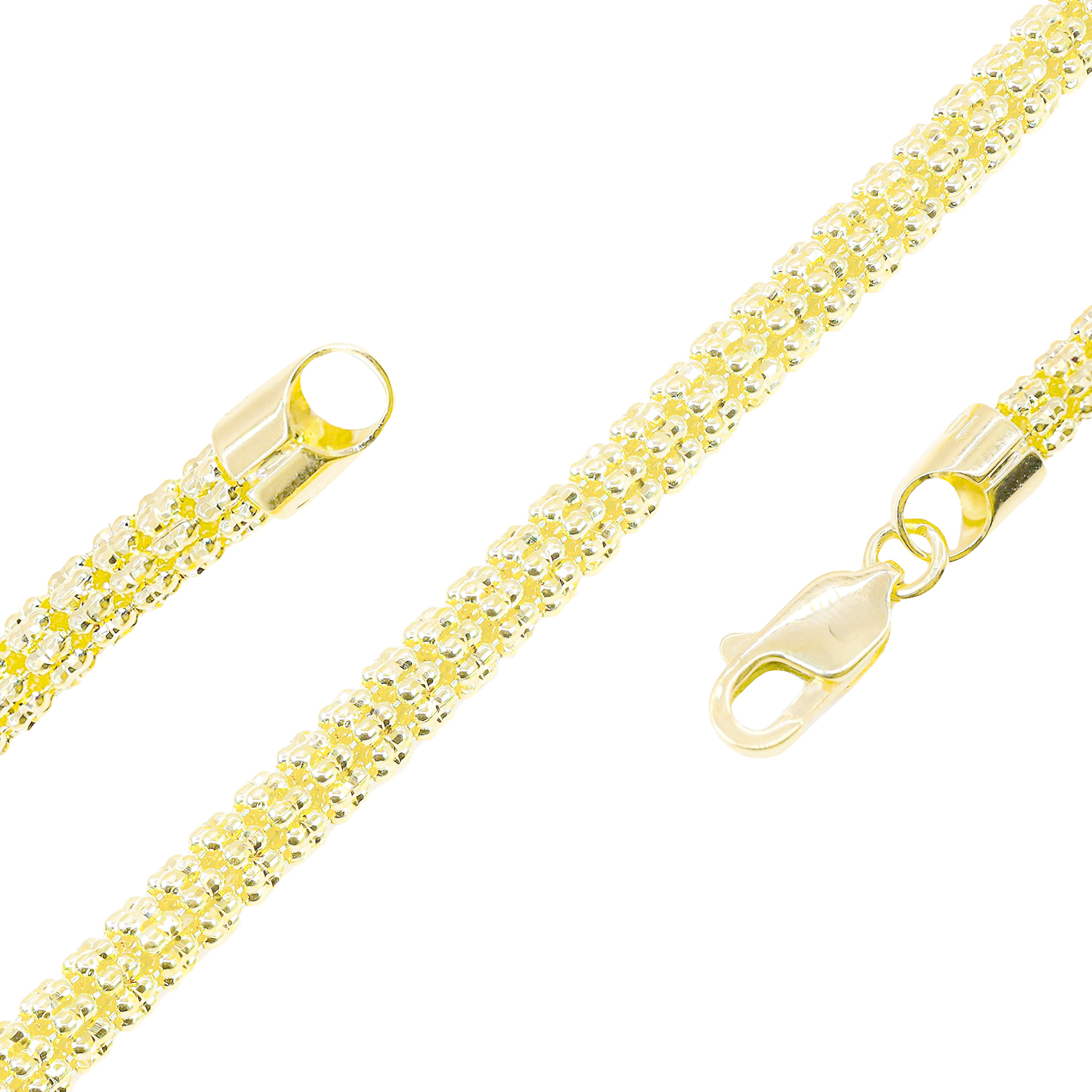 10KT Solid Yellow Gold ICE Gold Chain