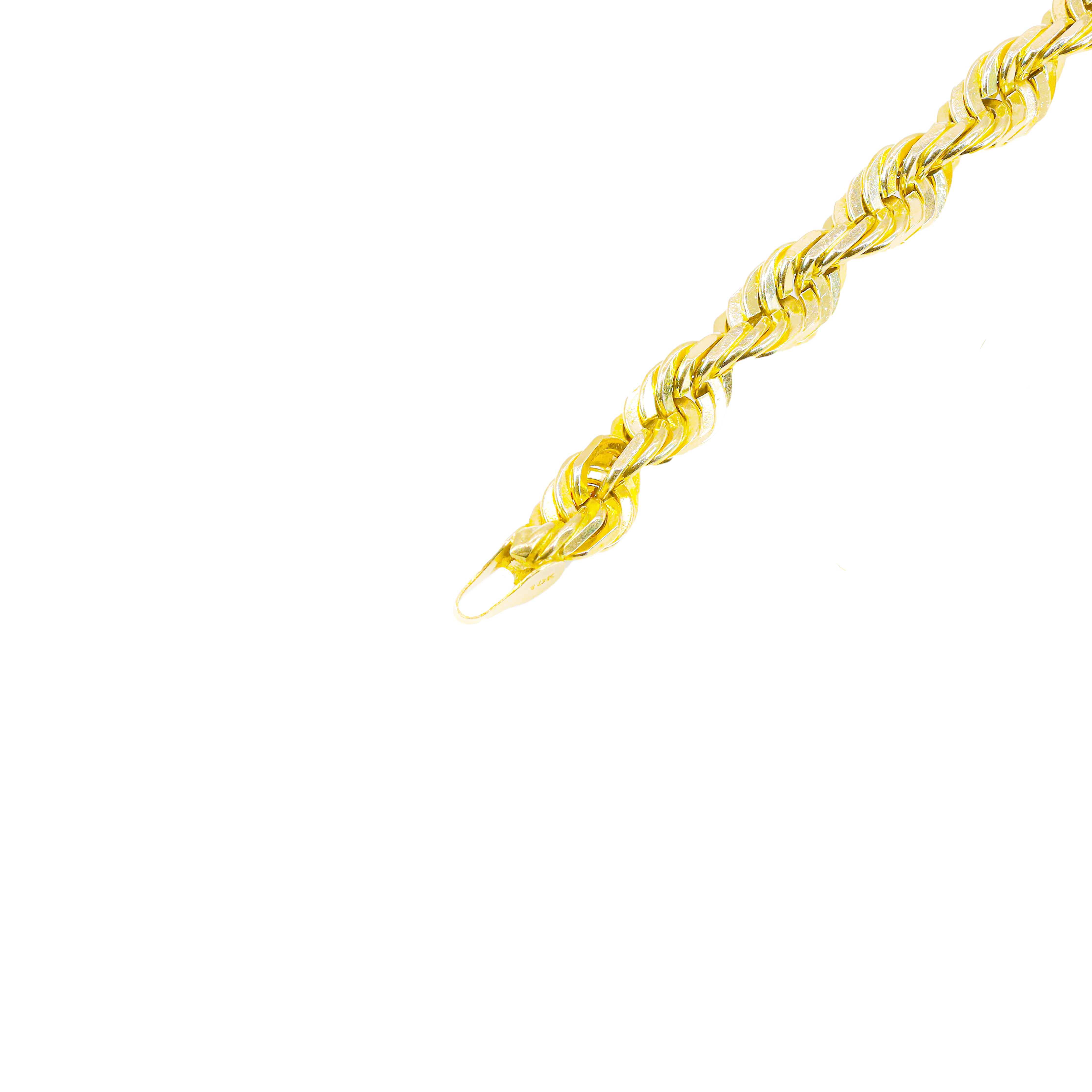 14KT Yellow Gold Solid Rope Gold Bracelet