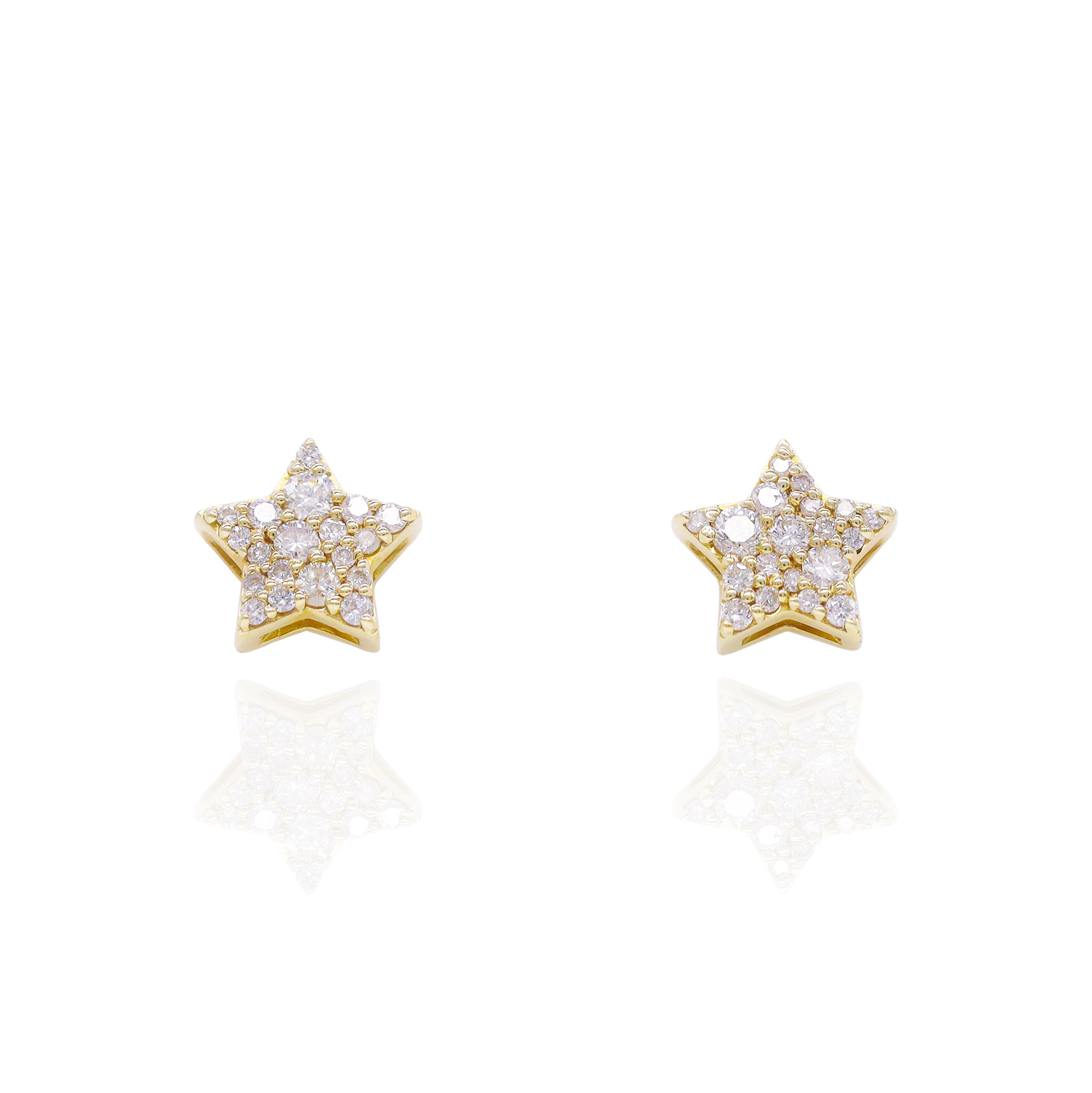 Star Mosaic Diamond Earrings