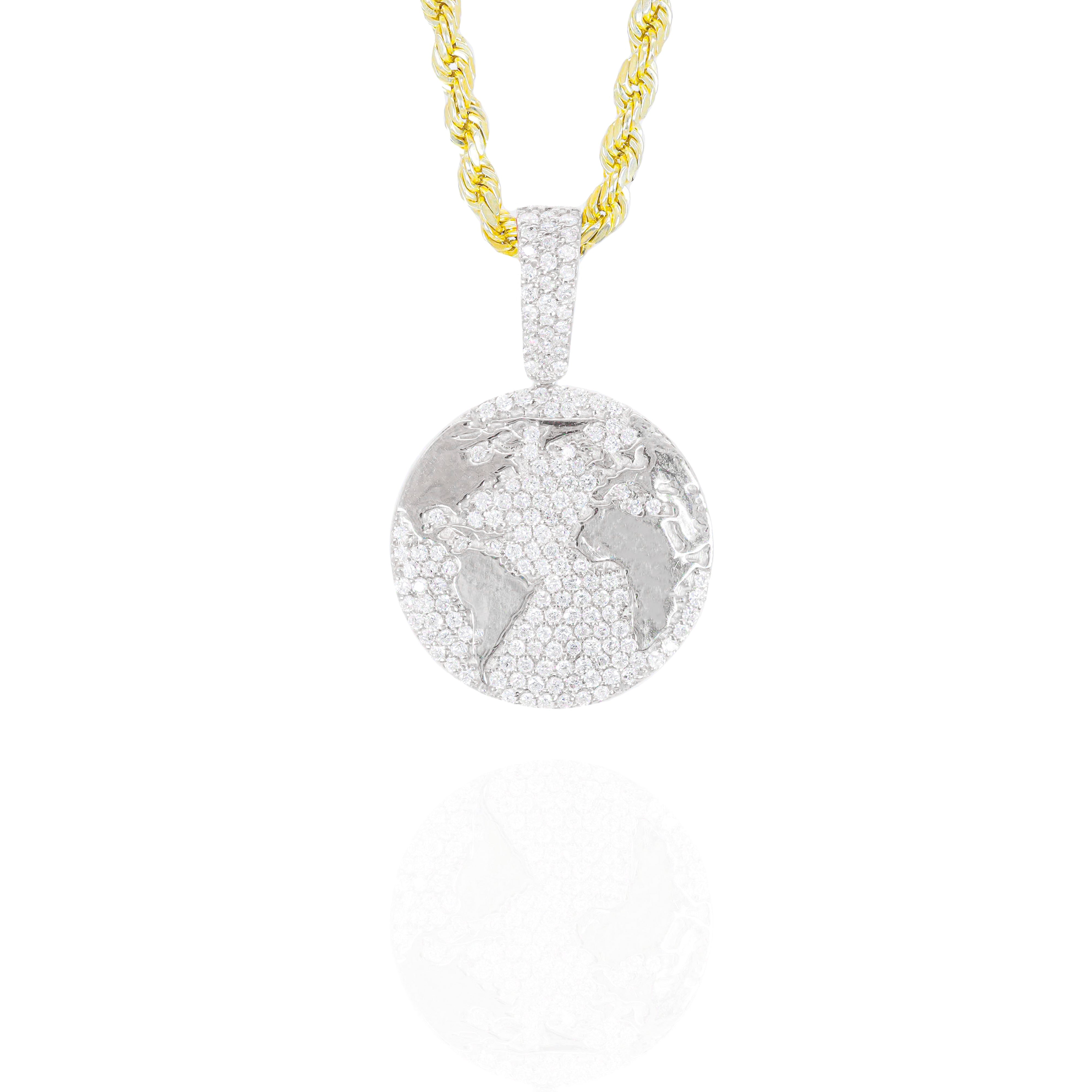 World is Yours Diamond Pendant