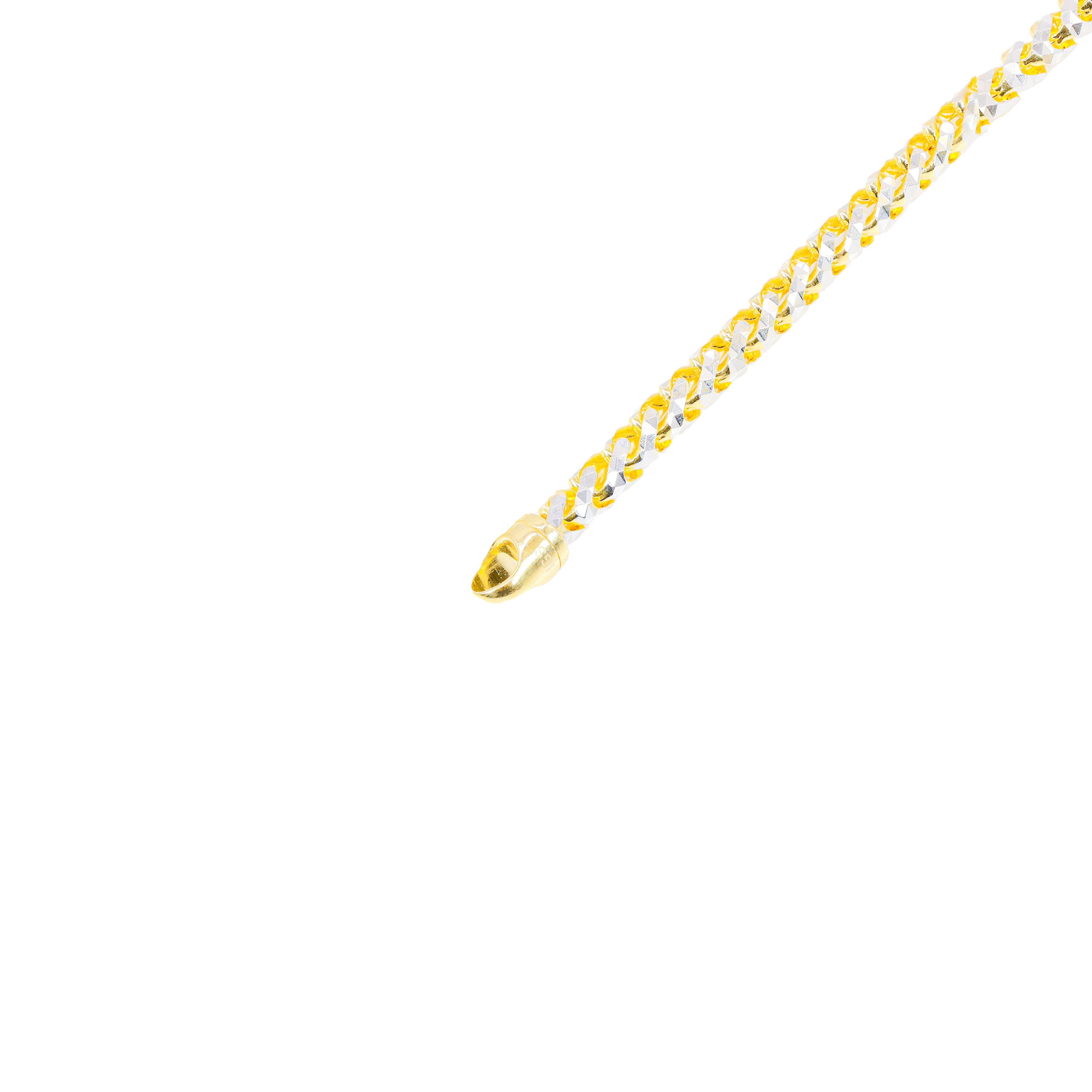 14KT Solid Prism Cut Franco Gold Chain