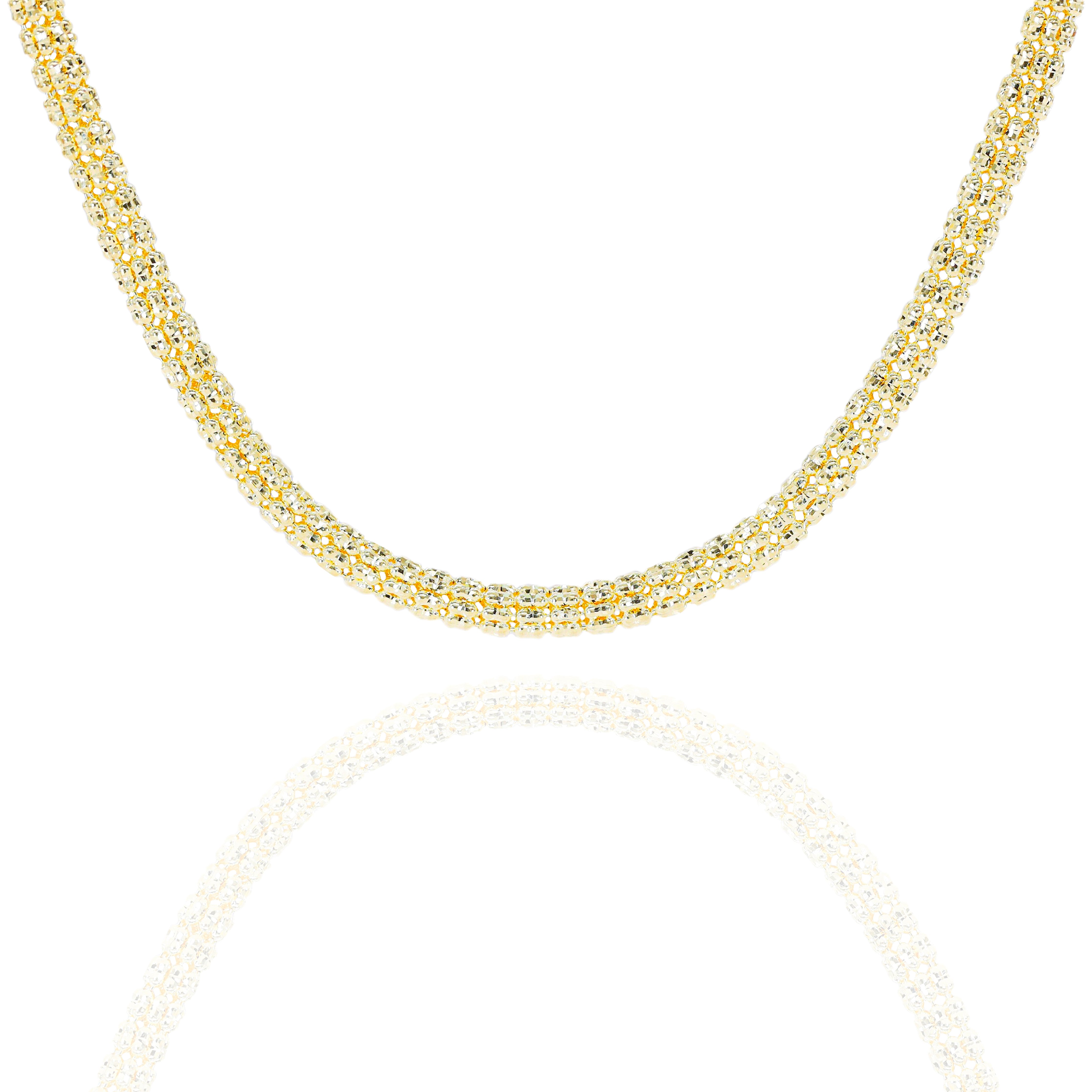 10KT Solid Yellow Gold ICE Gold Chain