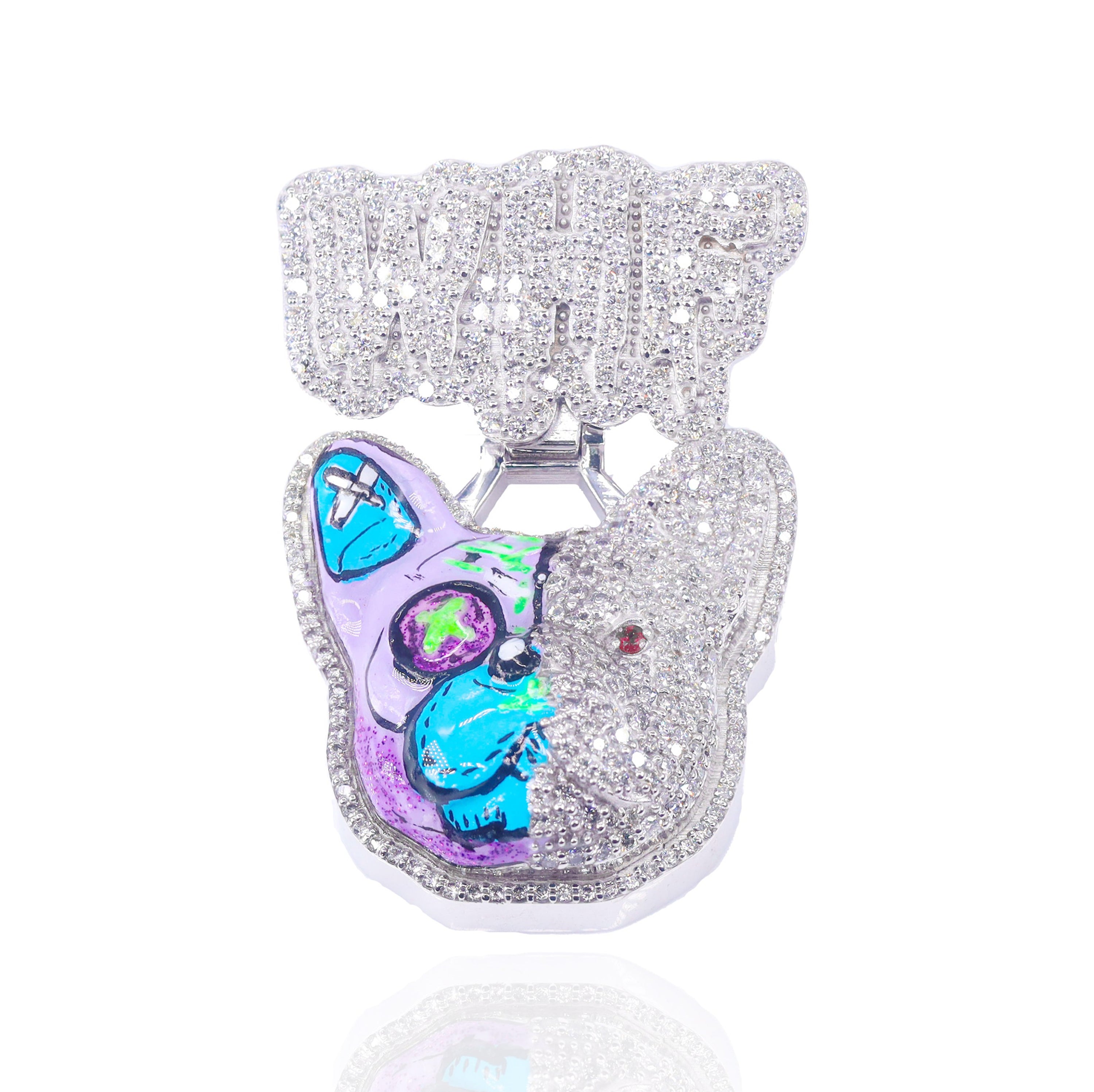 Custom Design Deposit - Enamel Artwork Diamond Pendant