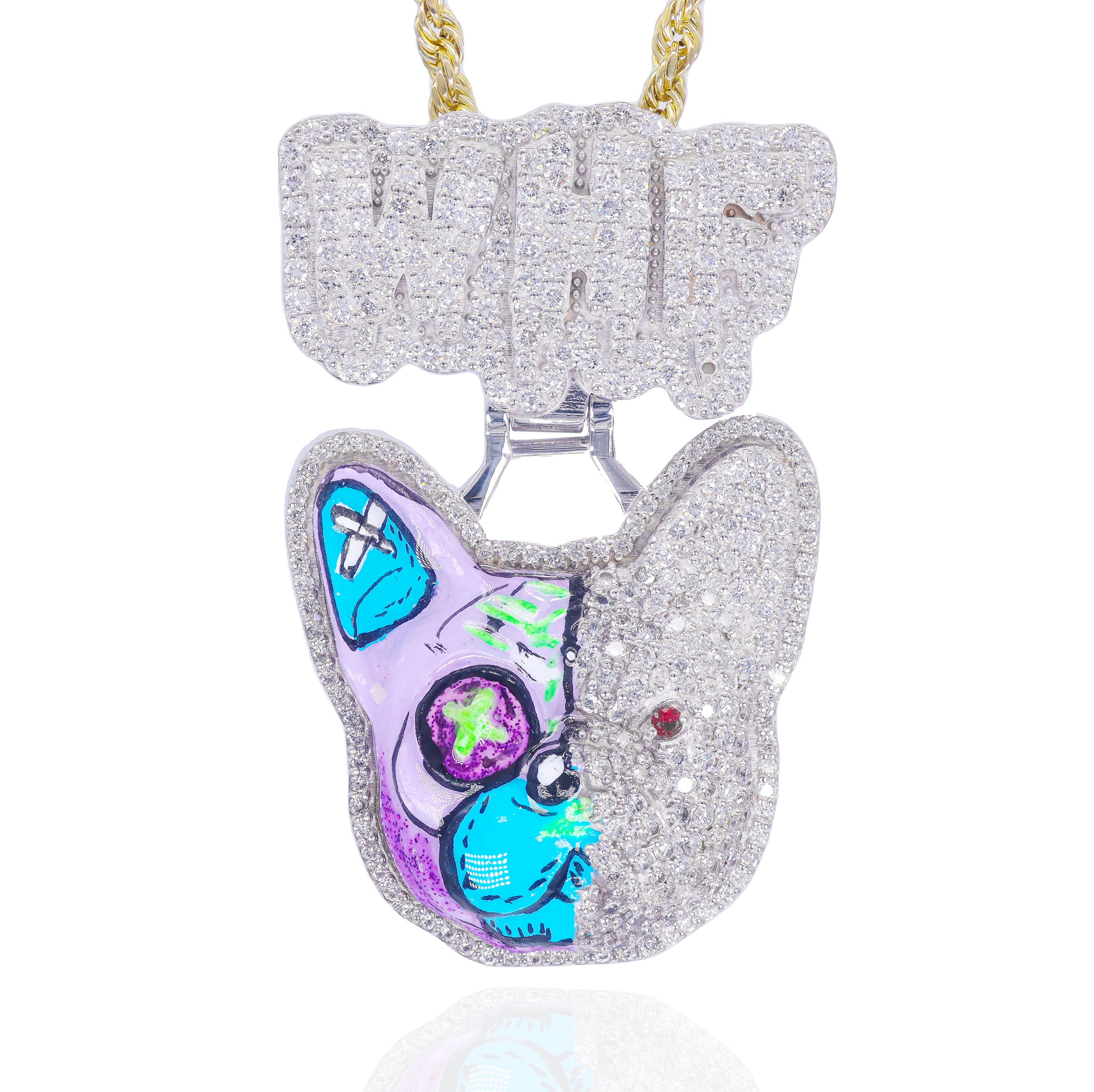 Custom Design Deposit - Enamel Artwork Diamond Pendant