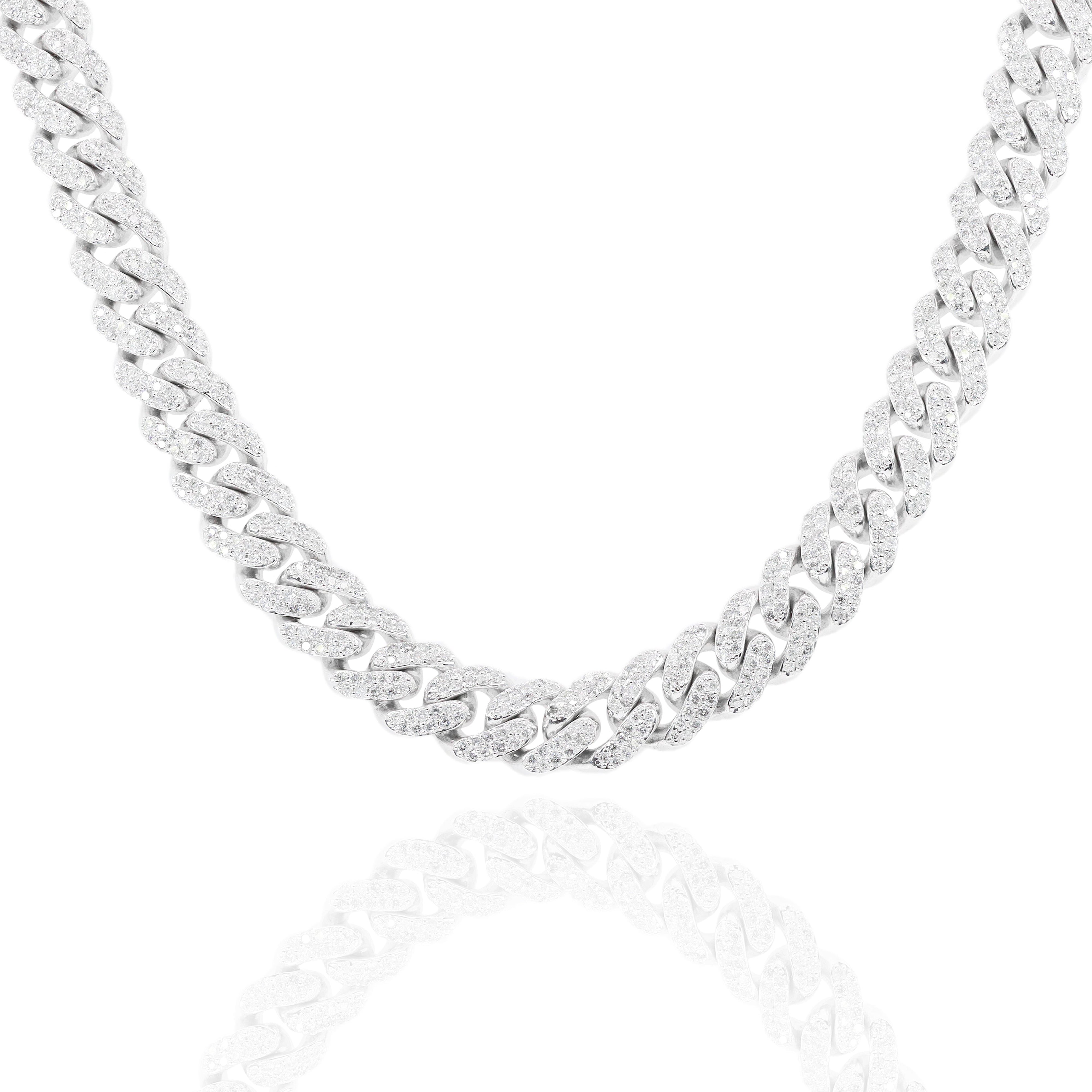8.5mm Diamond Miami Cuban Link Chain