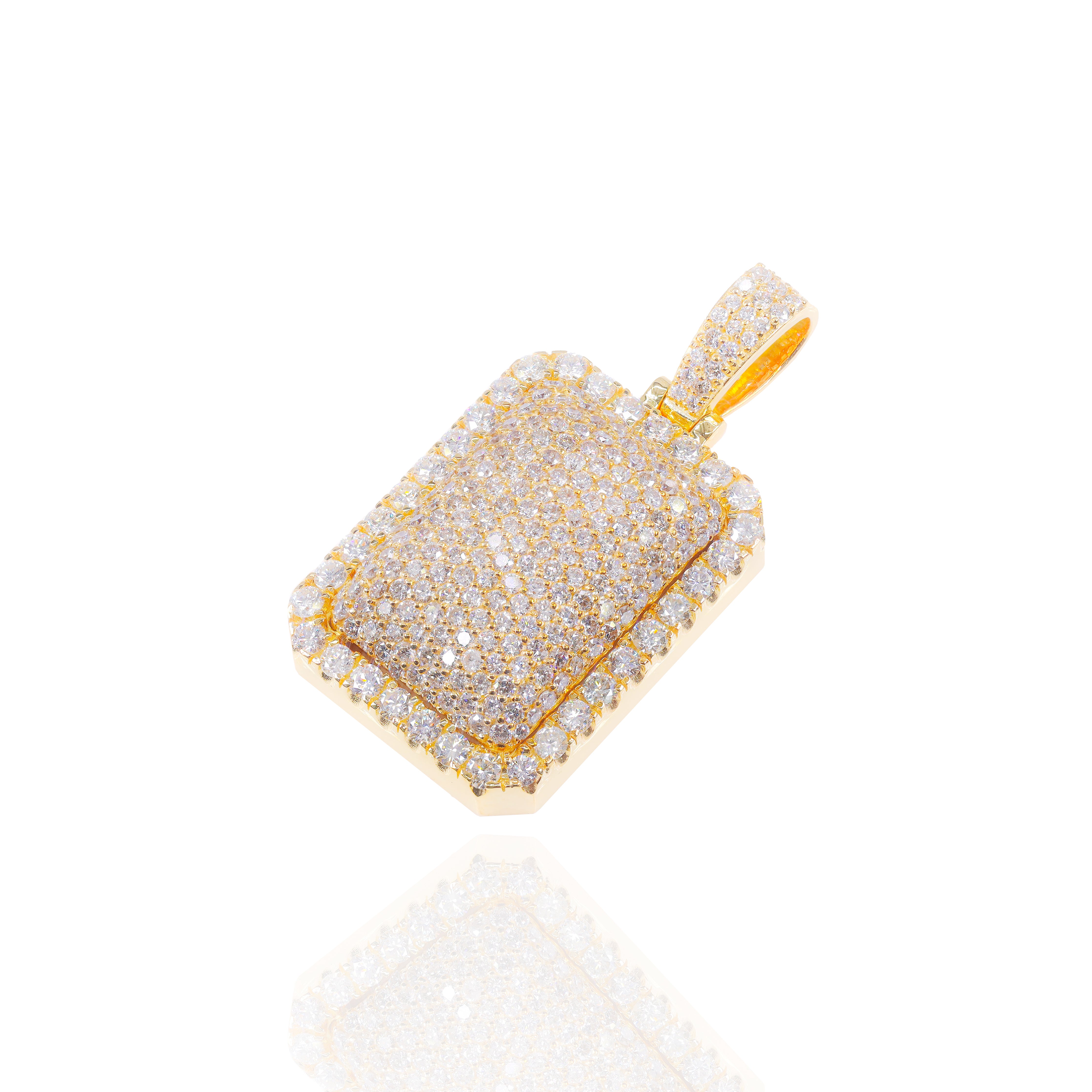 Custom Design Deposit - Custom Tag Diamond Pendant