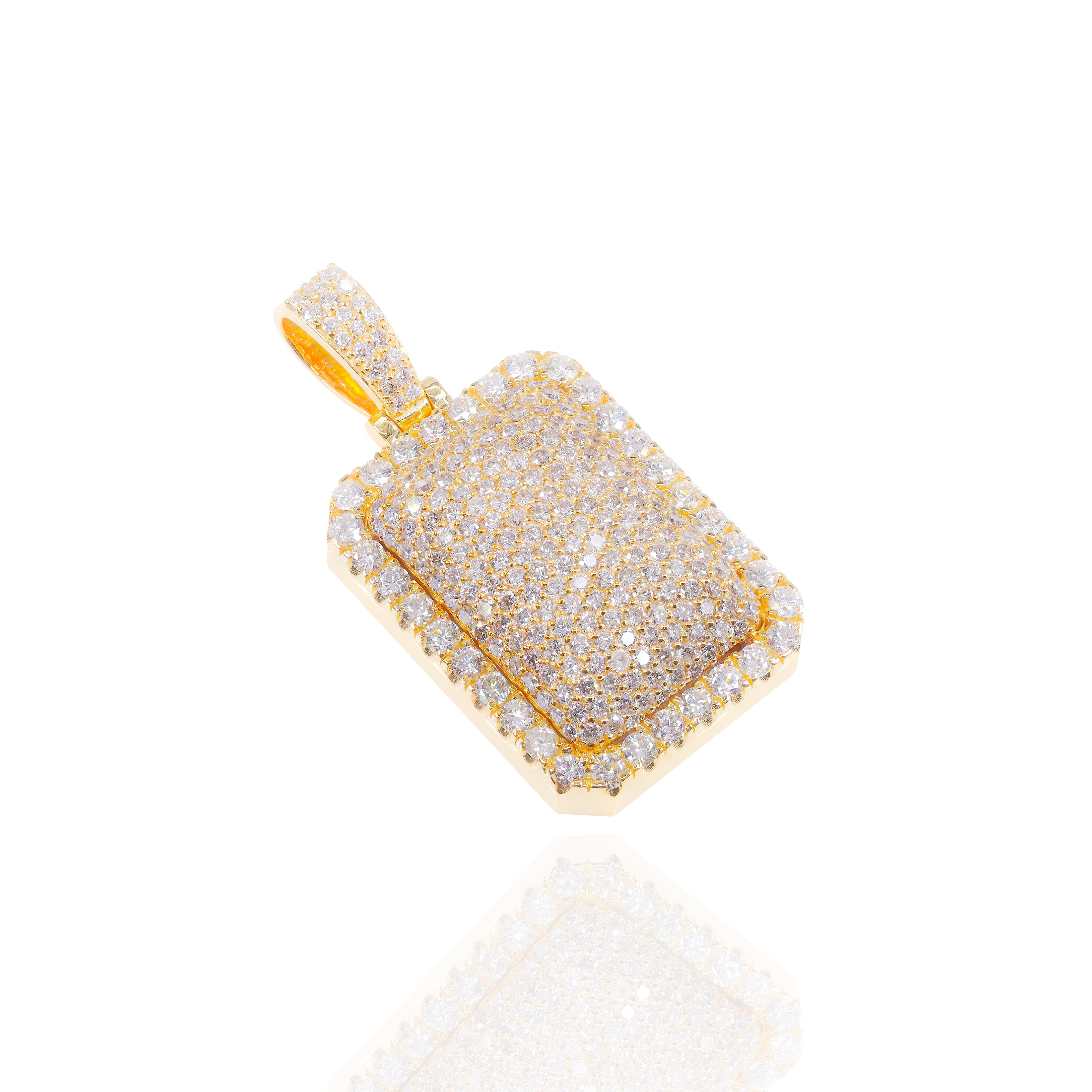 Custom Design Deposit - Custom Tag Diamond Pendant