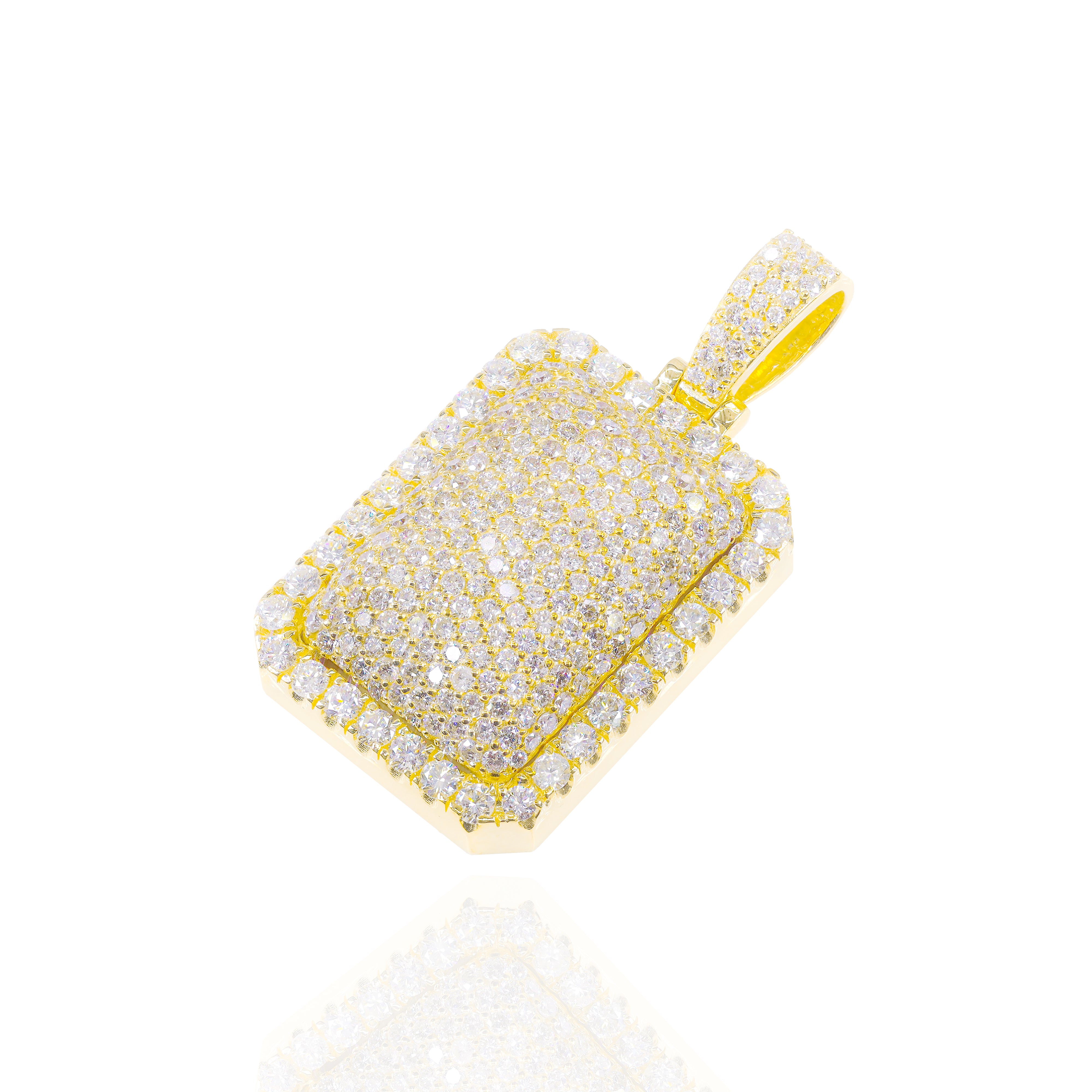 Custom Design Deposit - Custom Tag Diamond Pendant