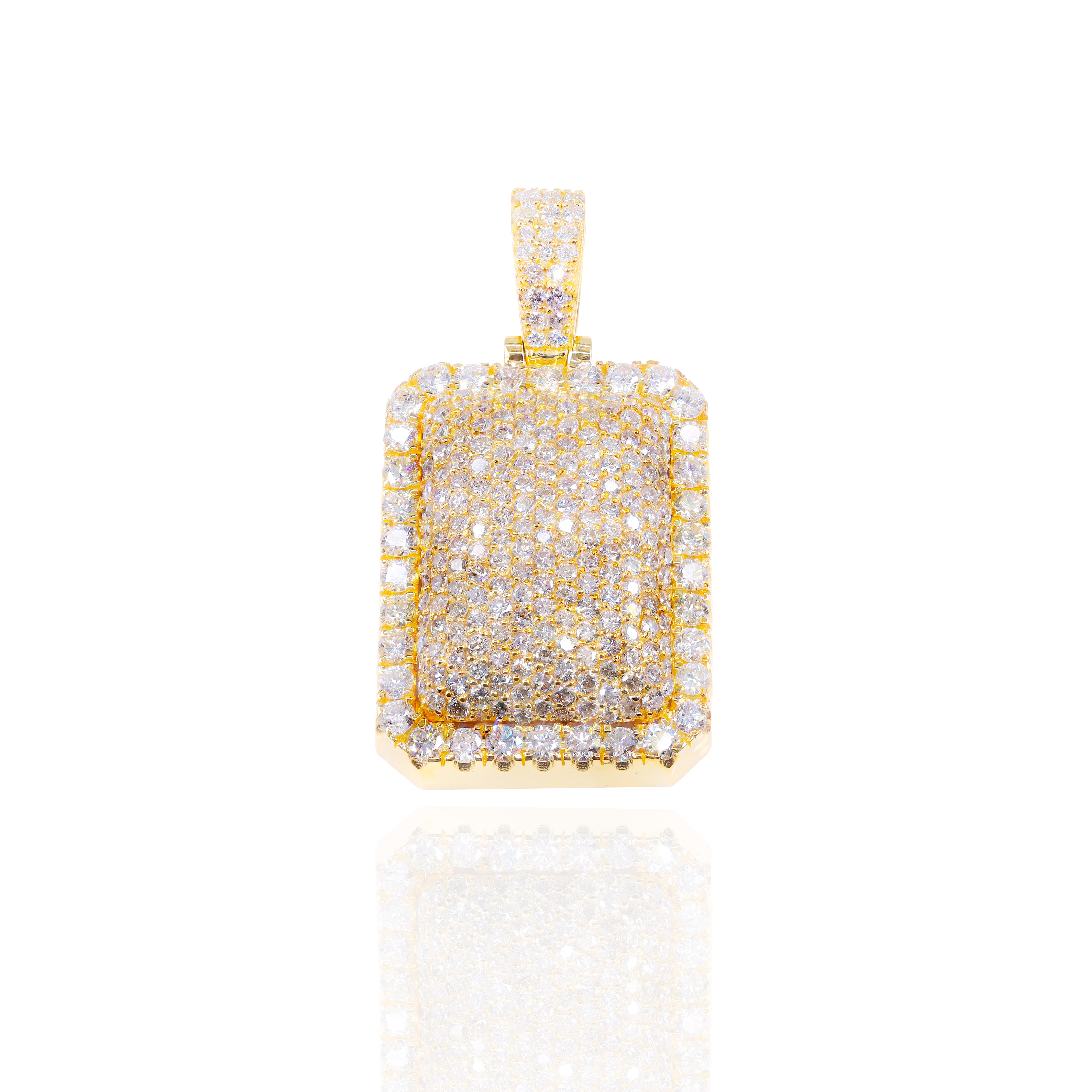 Custom Design Deposit - Custom Tag Diamond Pendant