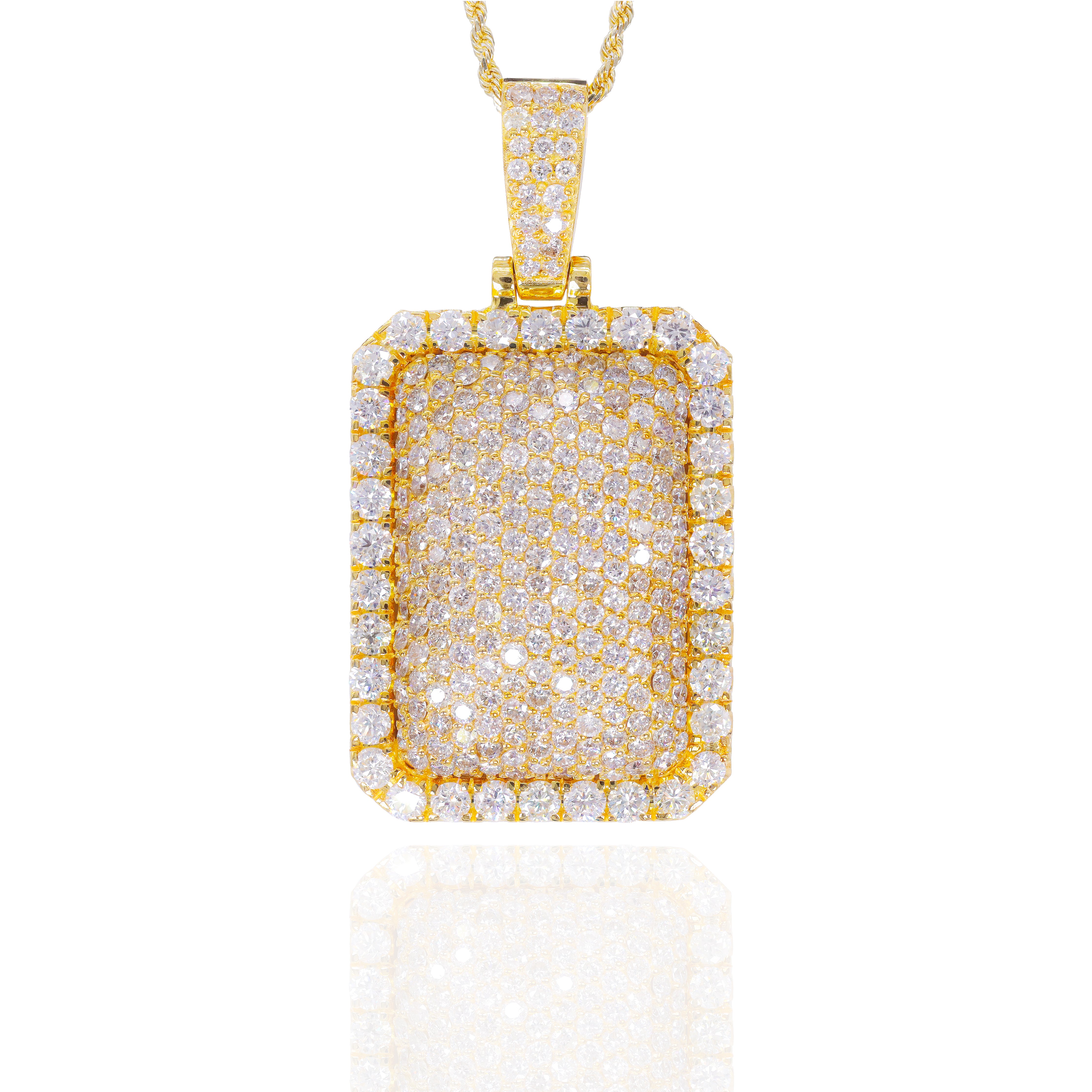 Custom Design Deposit - Custom Tag Diamond Pendant
