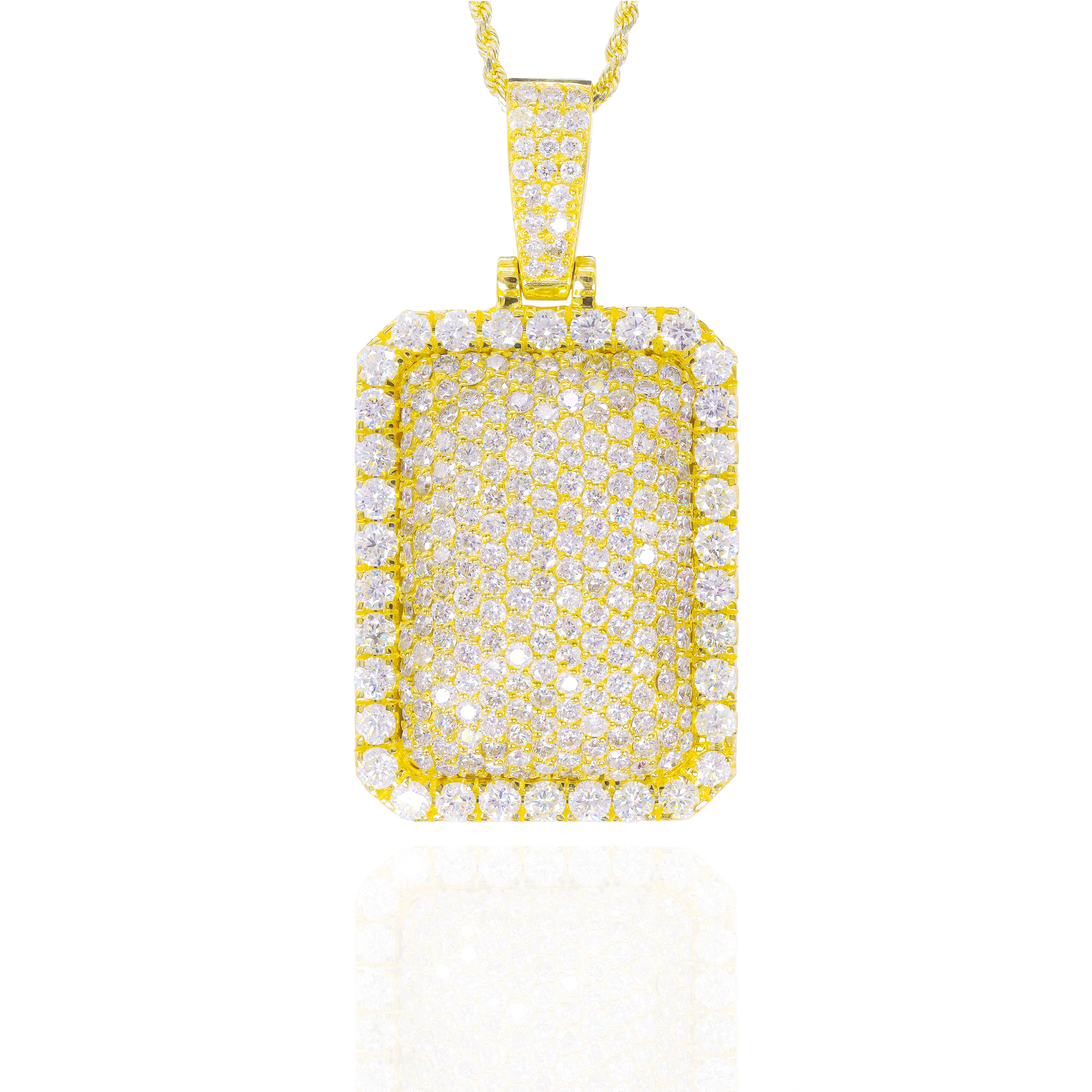Custom Design Deposit - Custom Tag Diamond Pendant