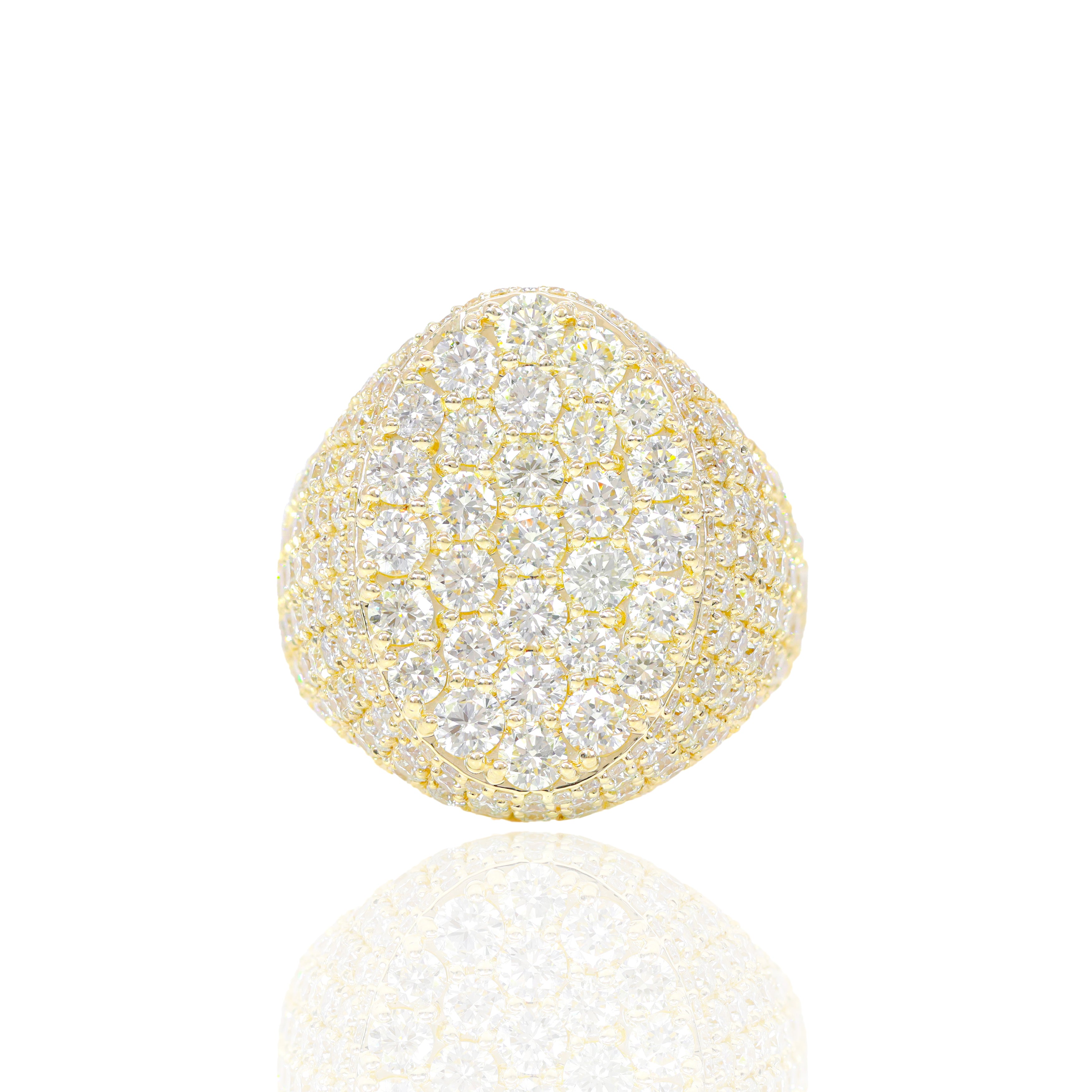 Oval Pauve Diamond Ring