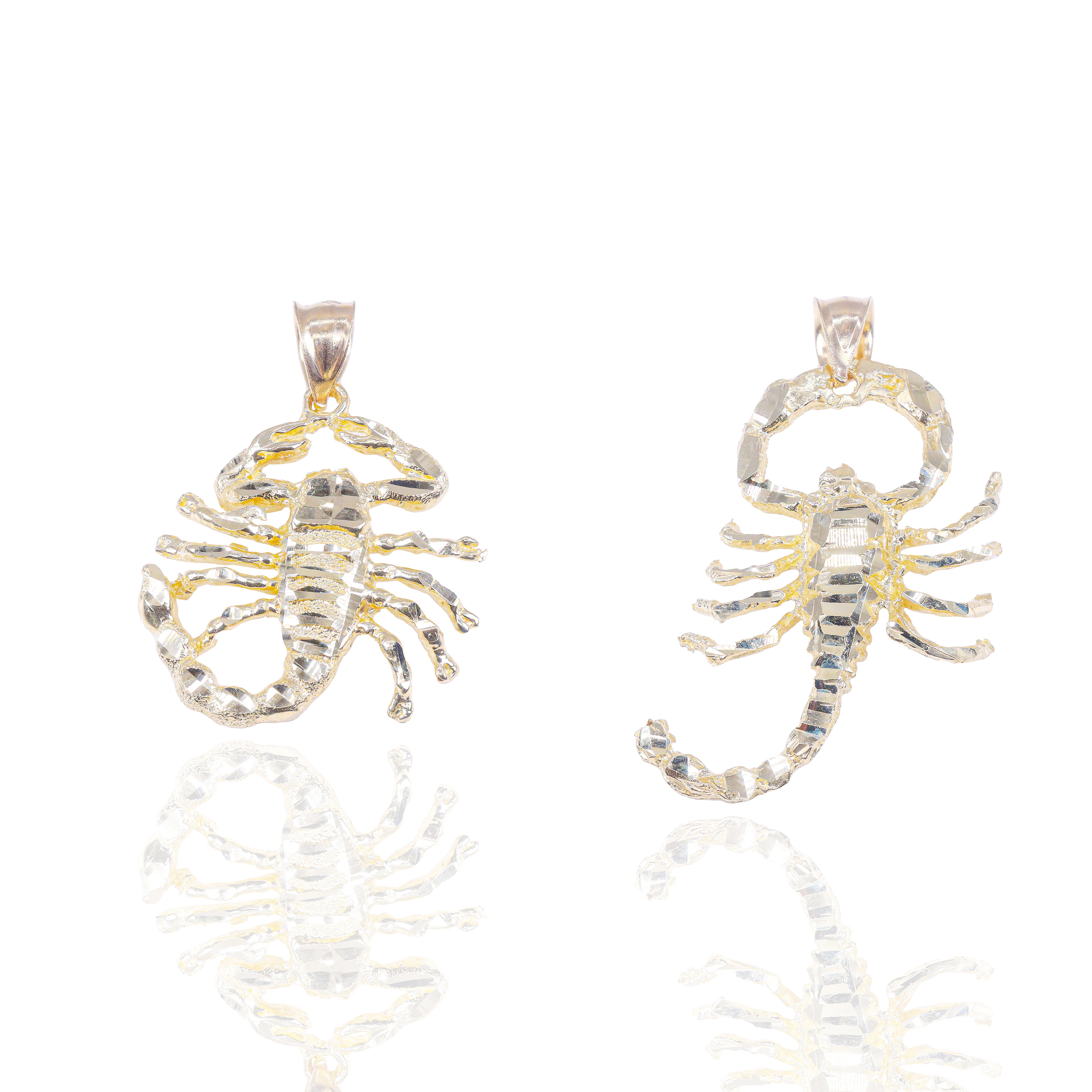 Solid Gold Scorpion Pendant
