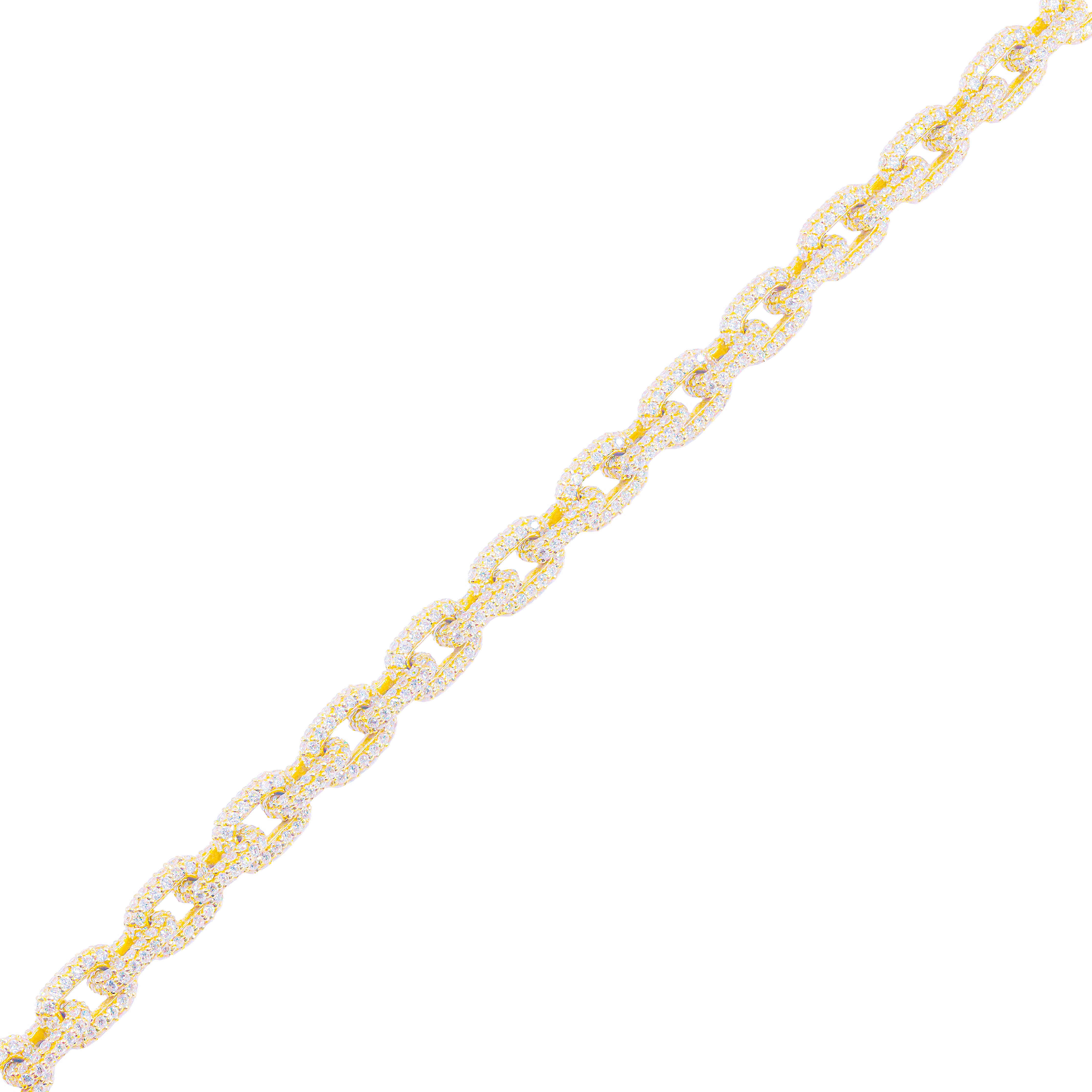 Hermes Link Diamond Bracelet