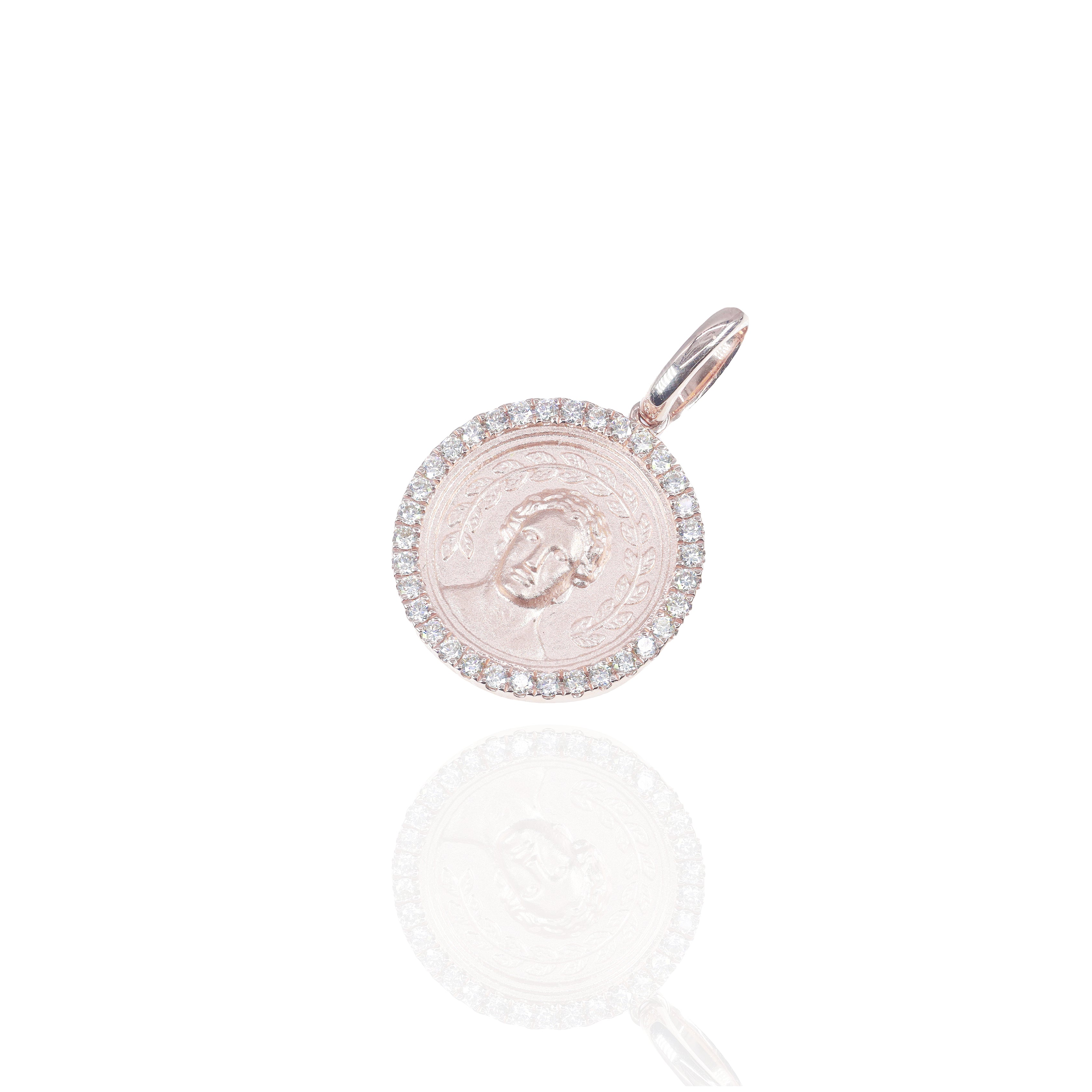 Julius Caesar Gold & Diamond Pendant