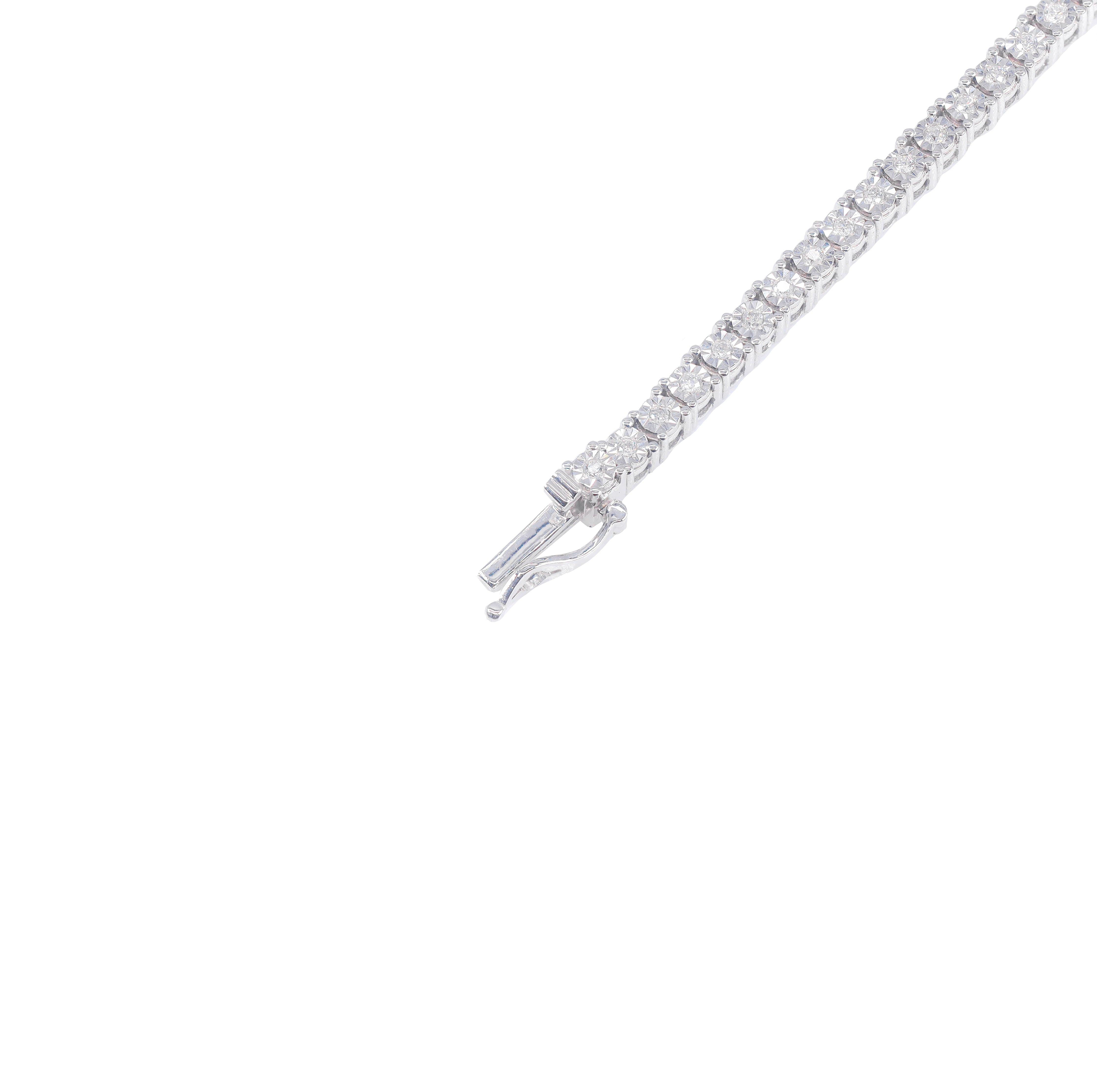 Diamond Clover Tennis Chain