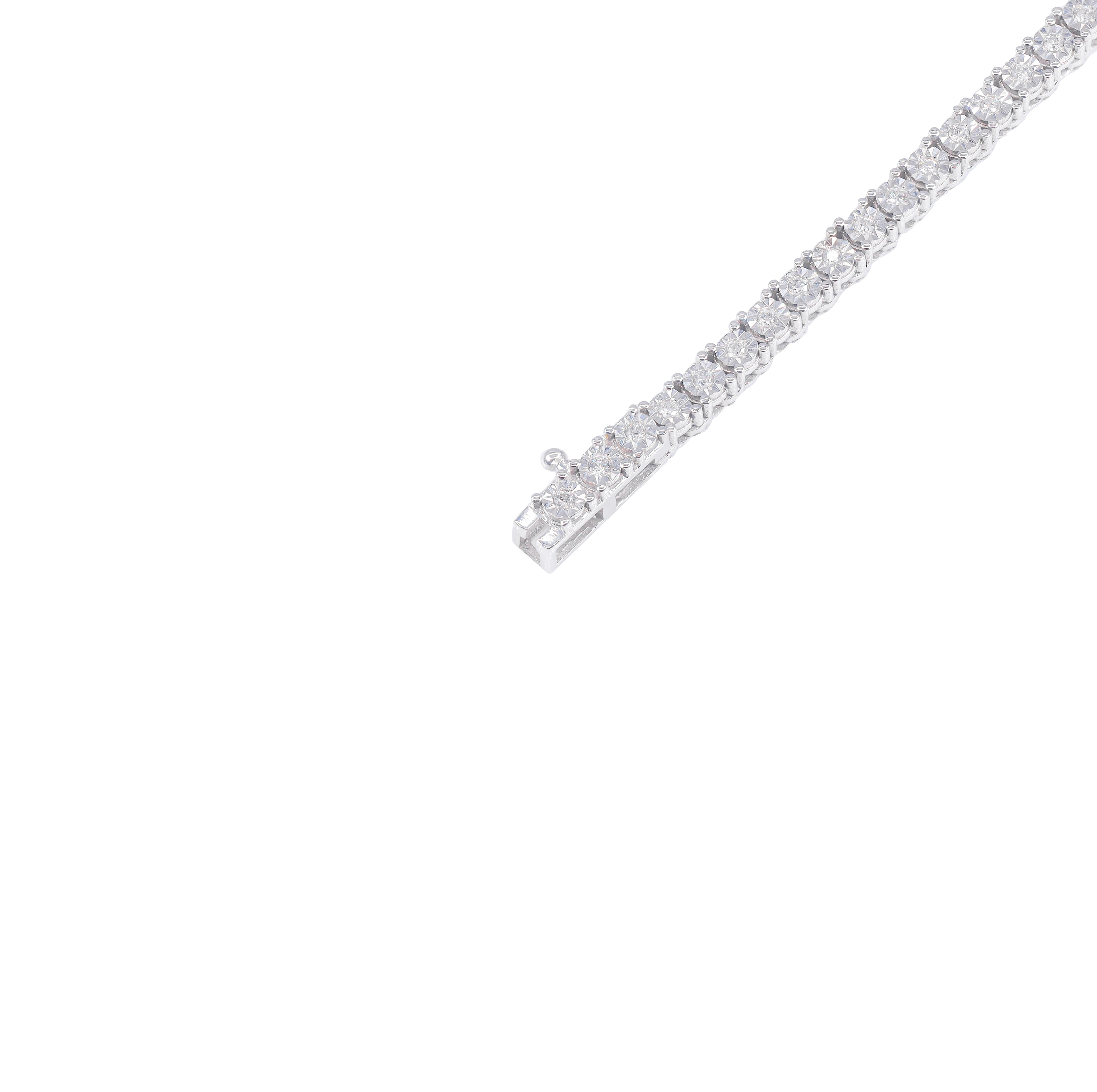 Diamond Clover Tennis Chain