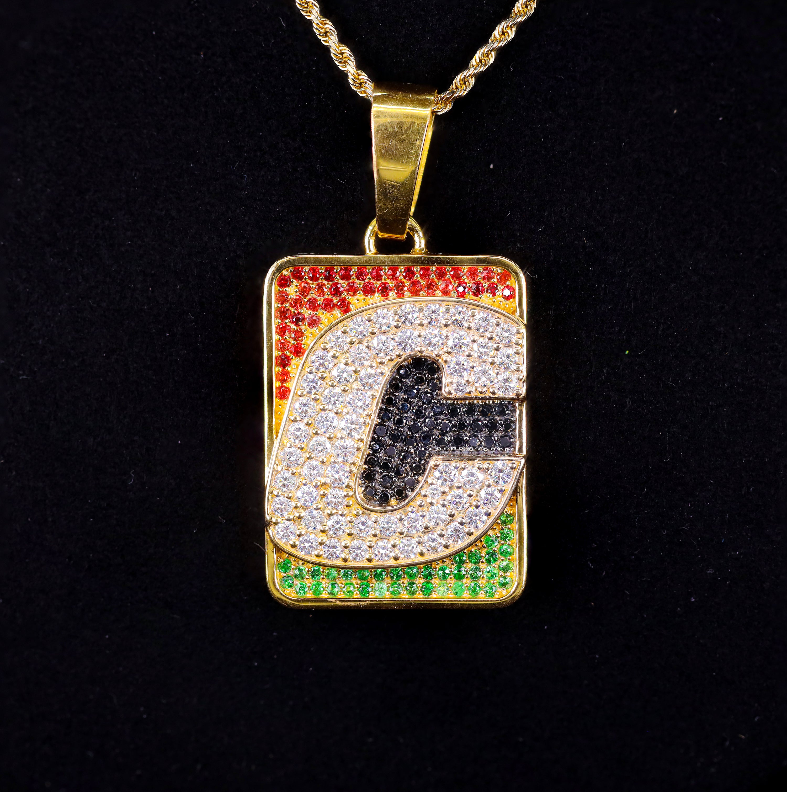 Custom Design Deposit - Custom Dave Chappelle Logo Diamond Pendant