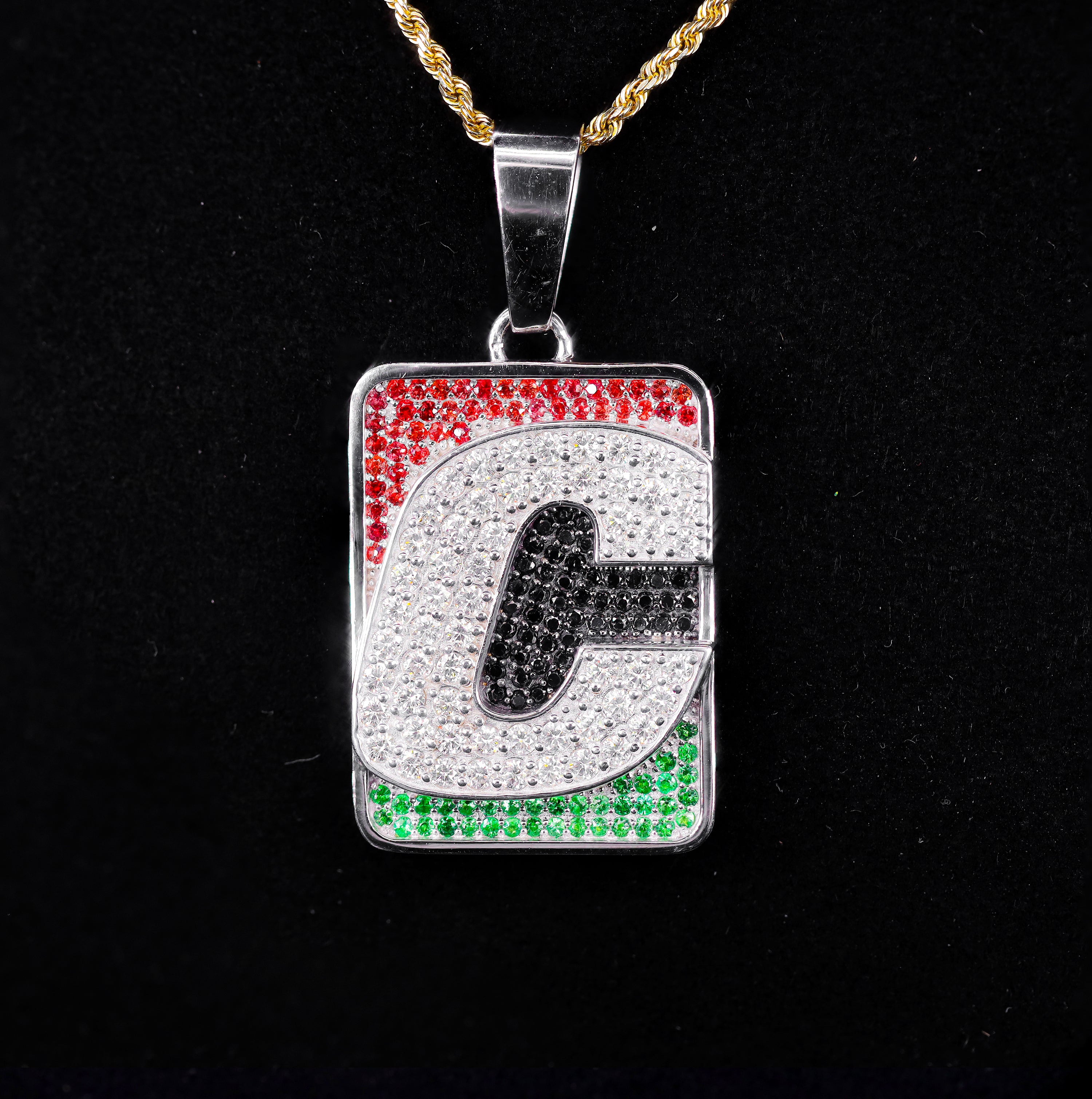 Custom Design Deposit - Custom Dave Chappelle Logo Diamond Pendant