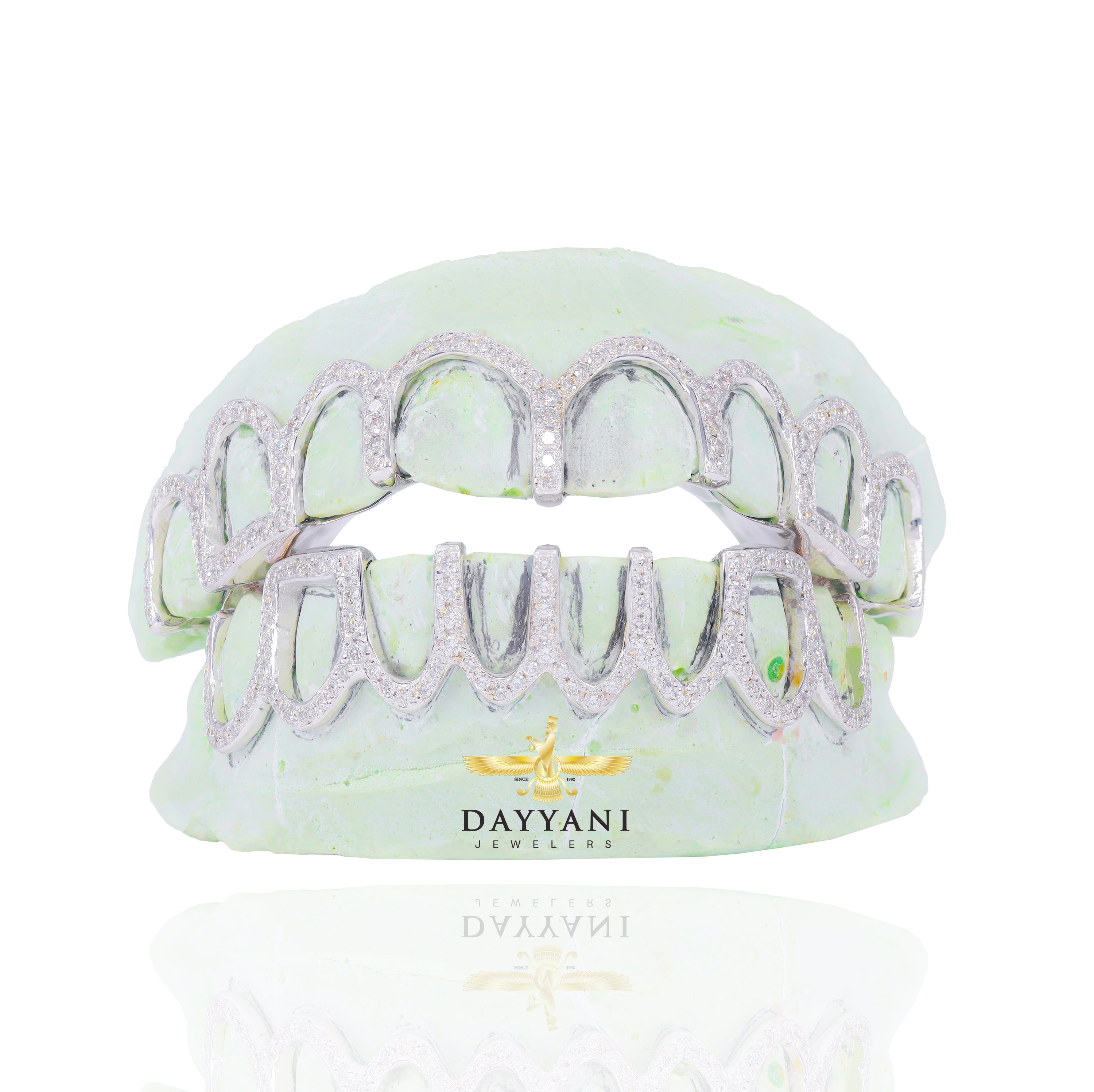Custom OFFICIAL Dave Chappelle Open Face Style Natural VVS Diamond Grillz