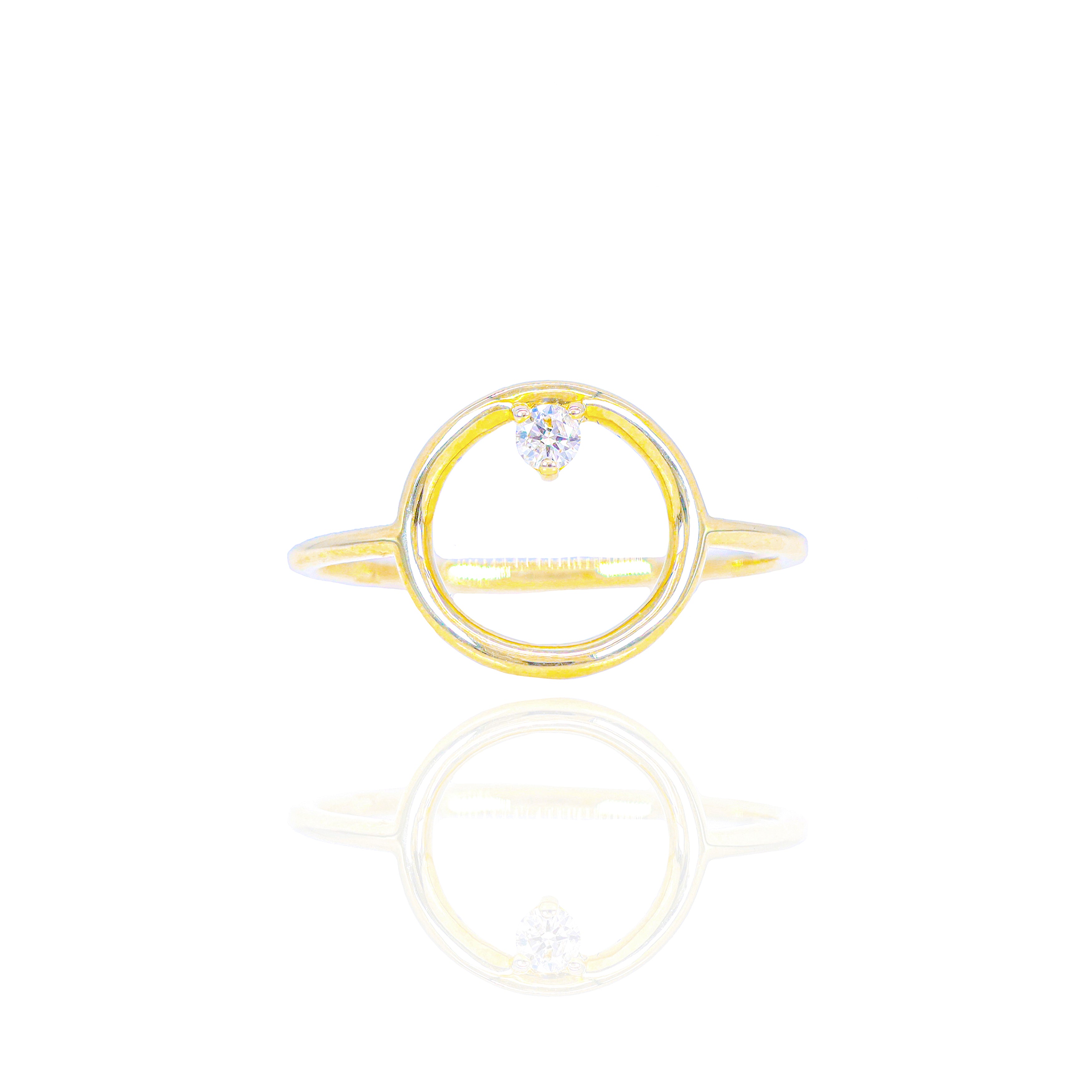 Diamond Hope Gold Ring