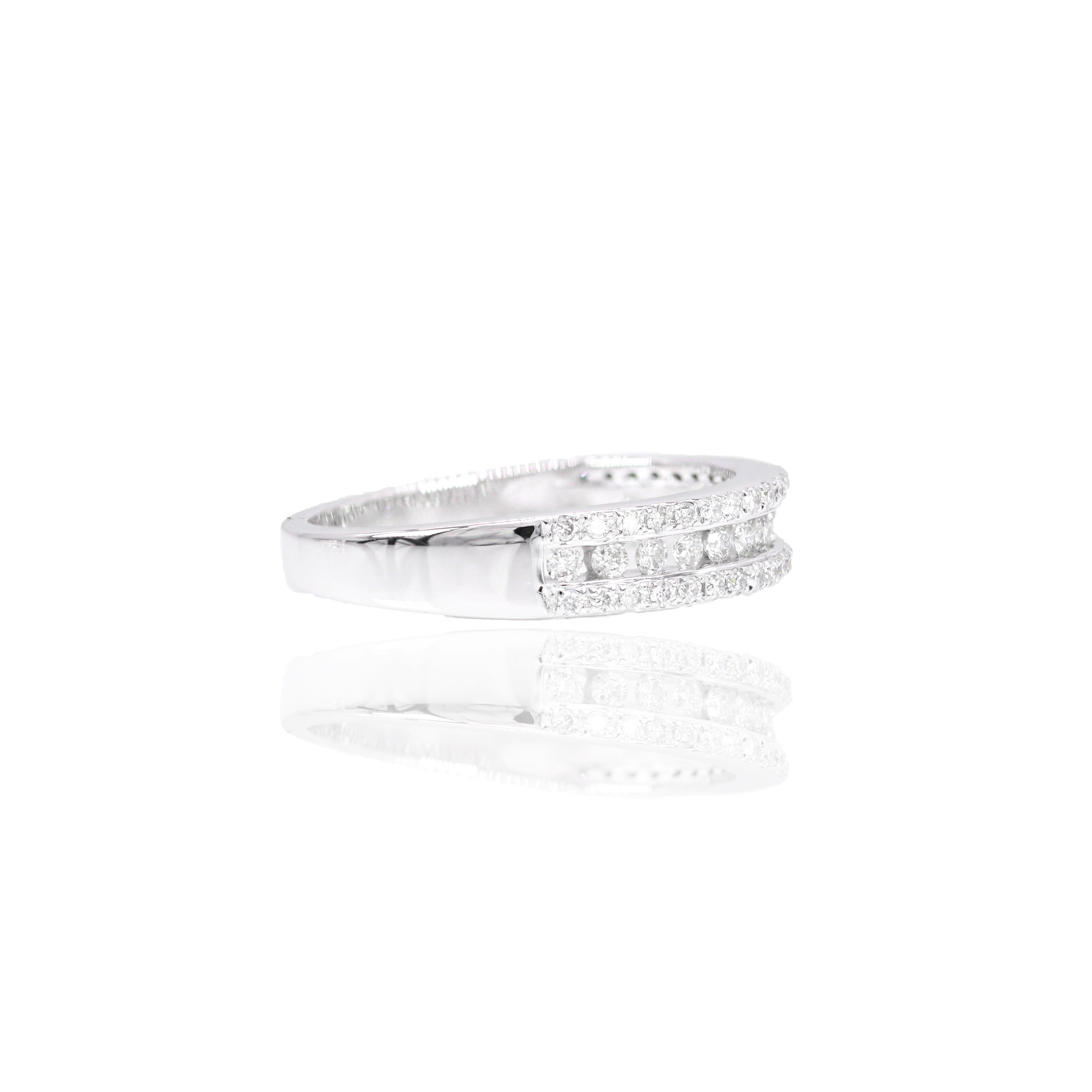 Double Halo Diamond Engagement Ring & Band