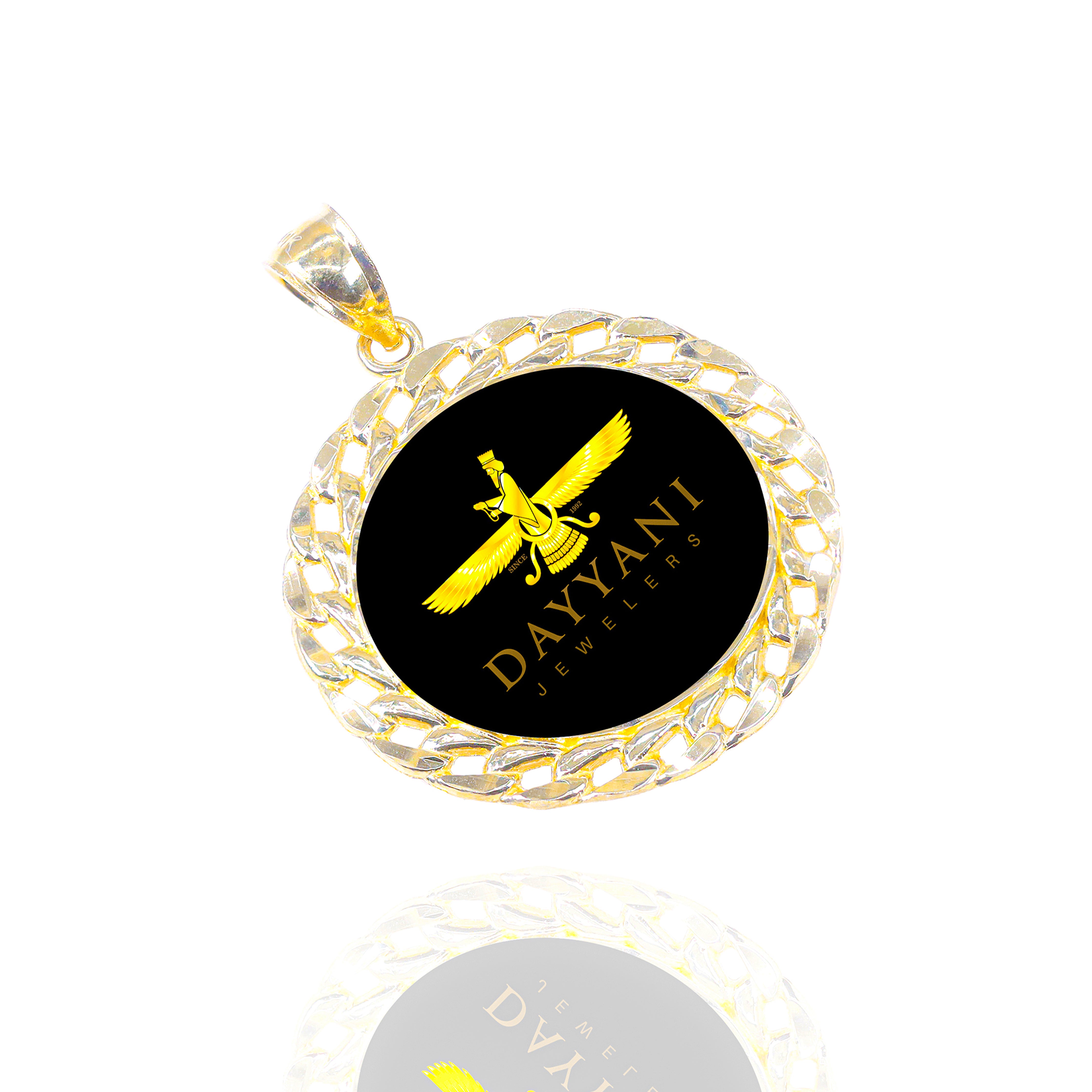Cuban Link Style Memory Pendant