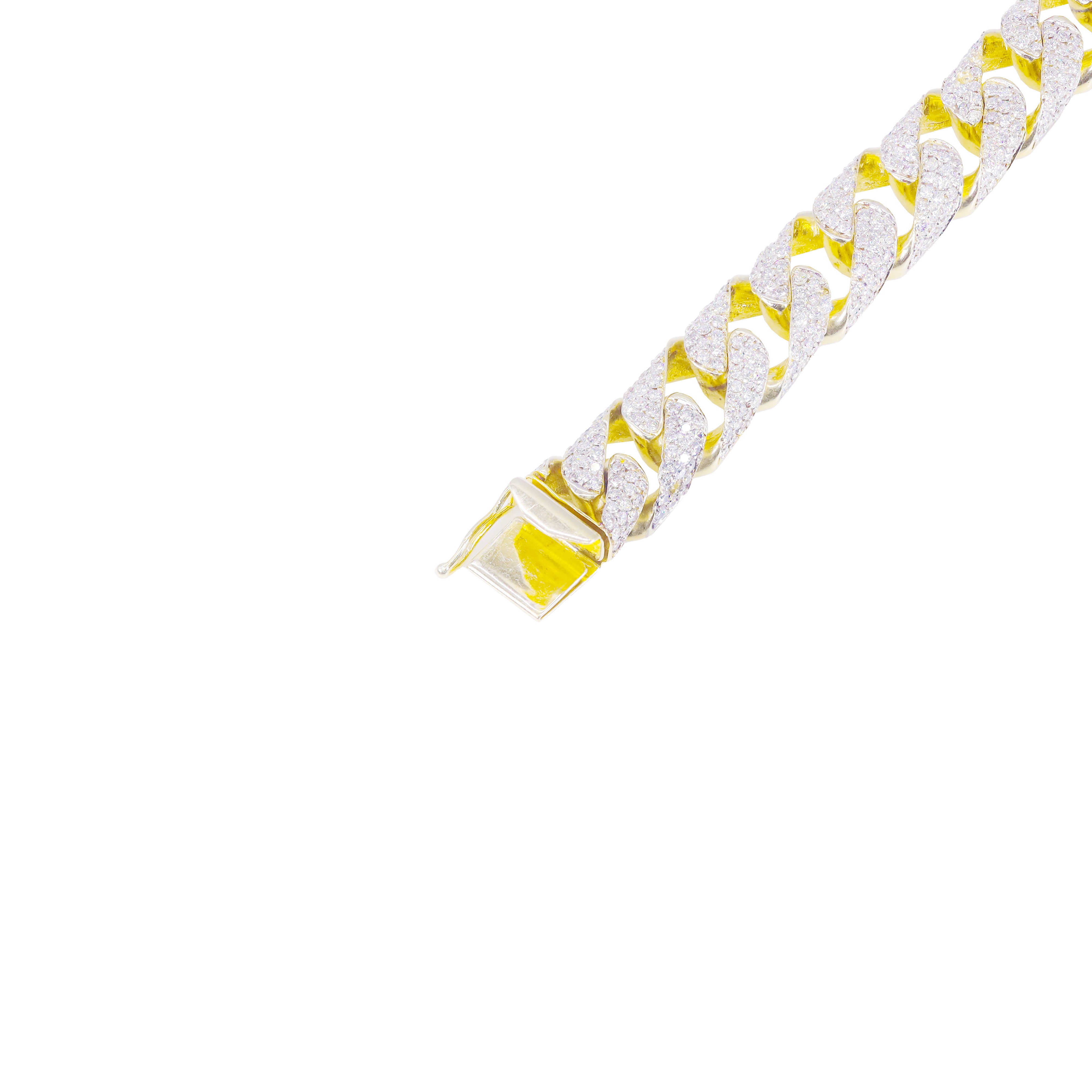 Curb Link Cuban Diamond Bracelet