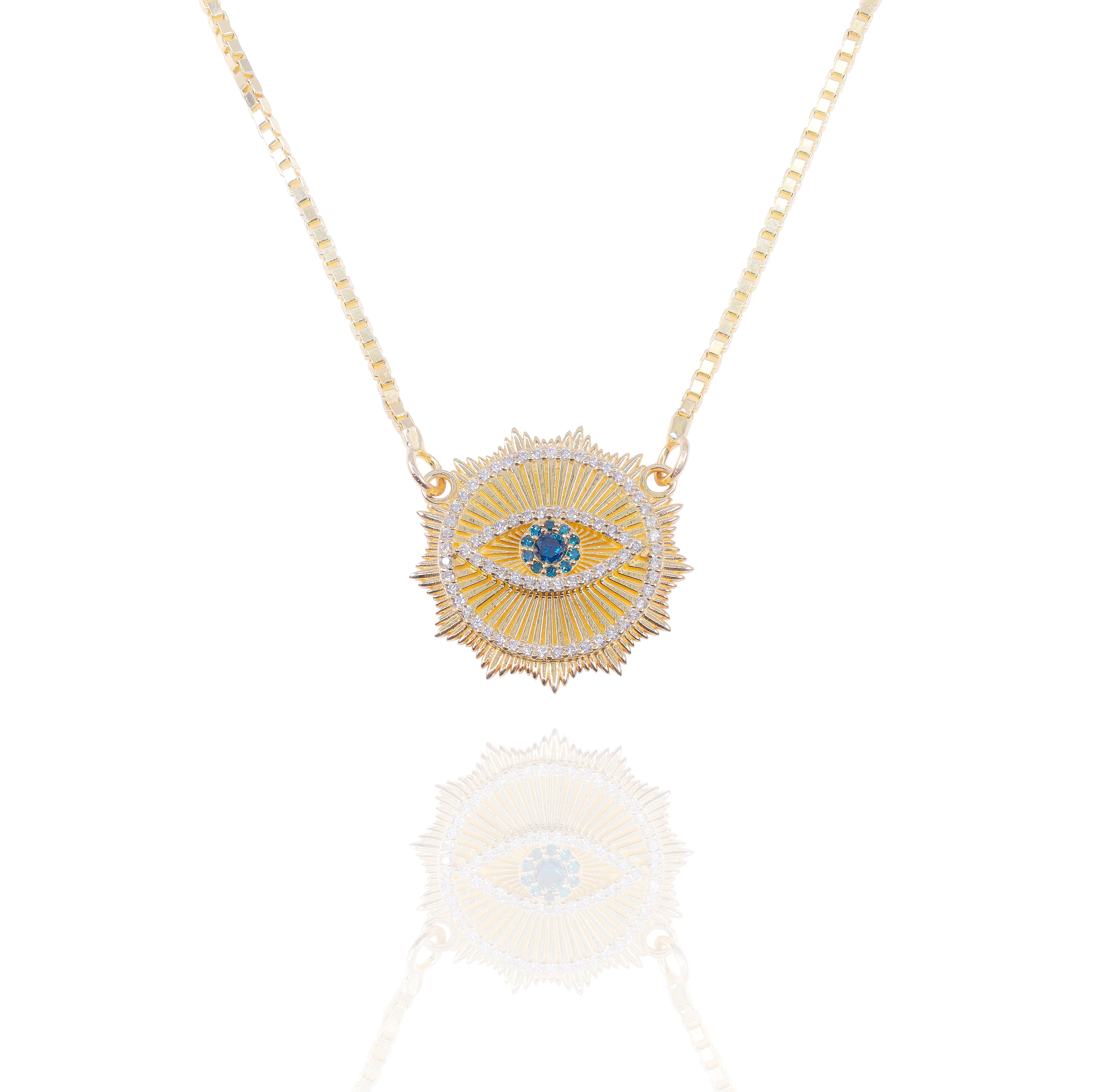 Custom Design Deposit - Evil Eye Diamond Pendant