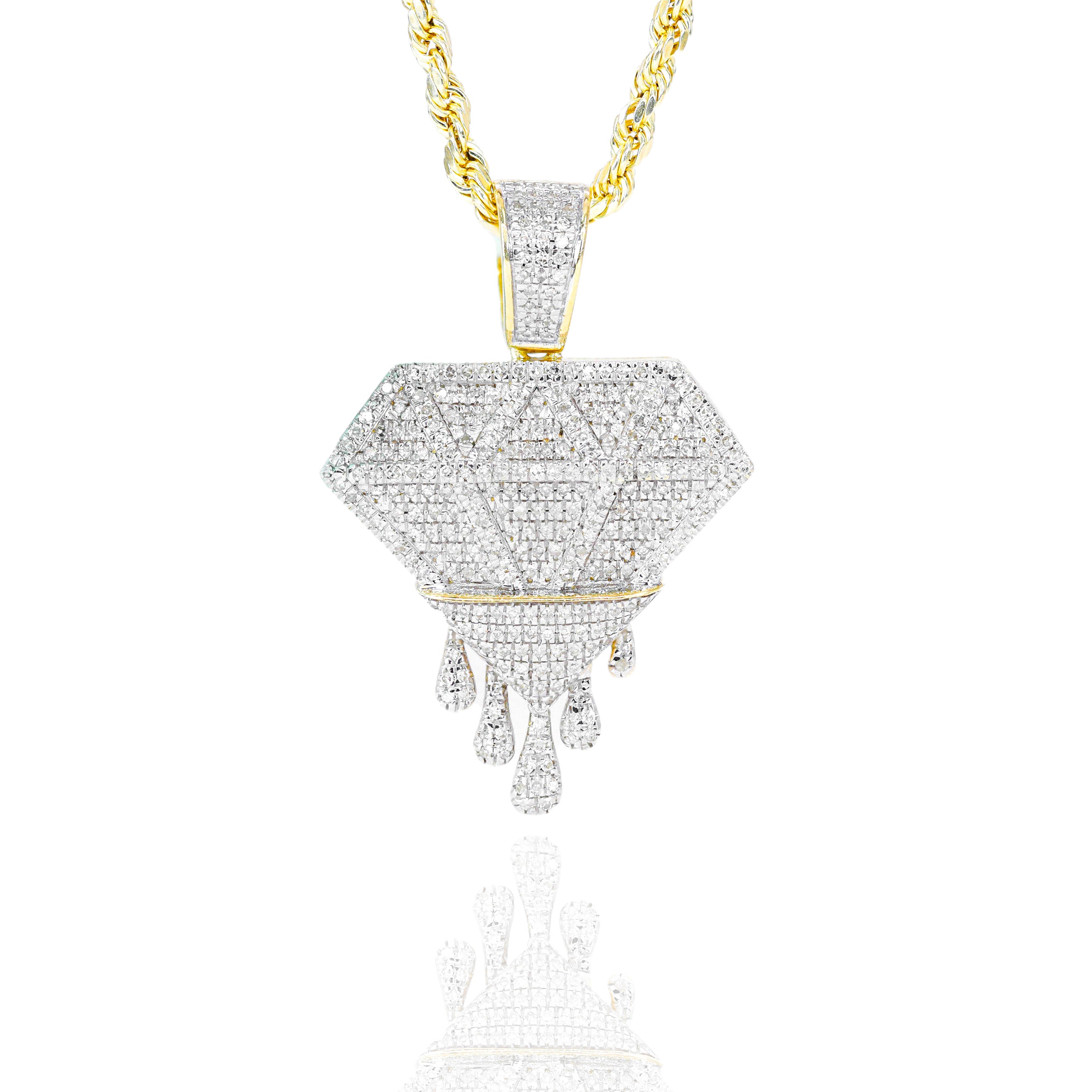 Diamond Drip Pendant