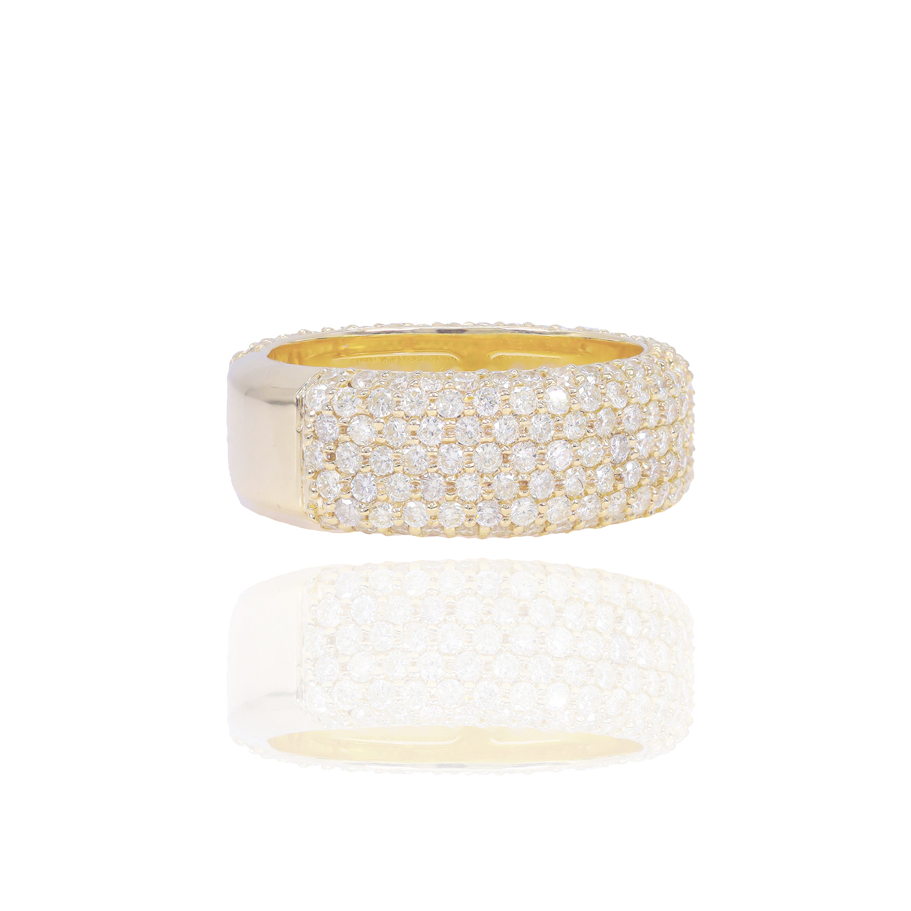 7 Row Diamond Band
