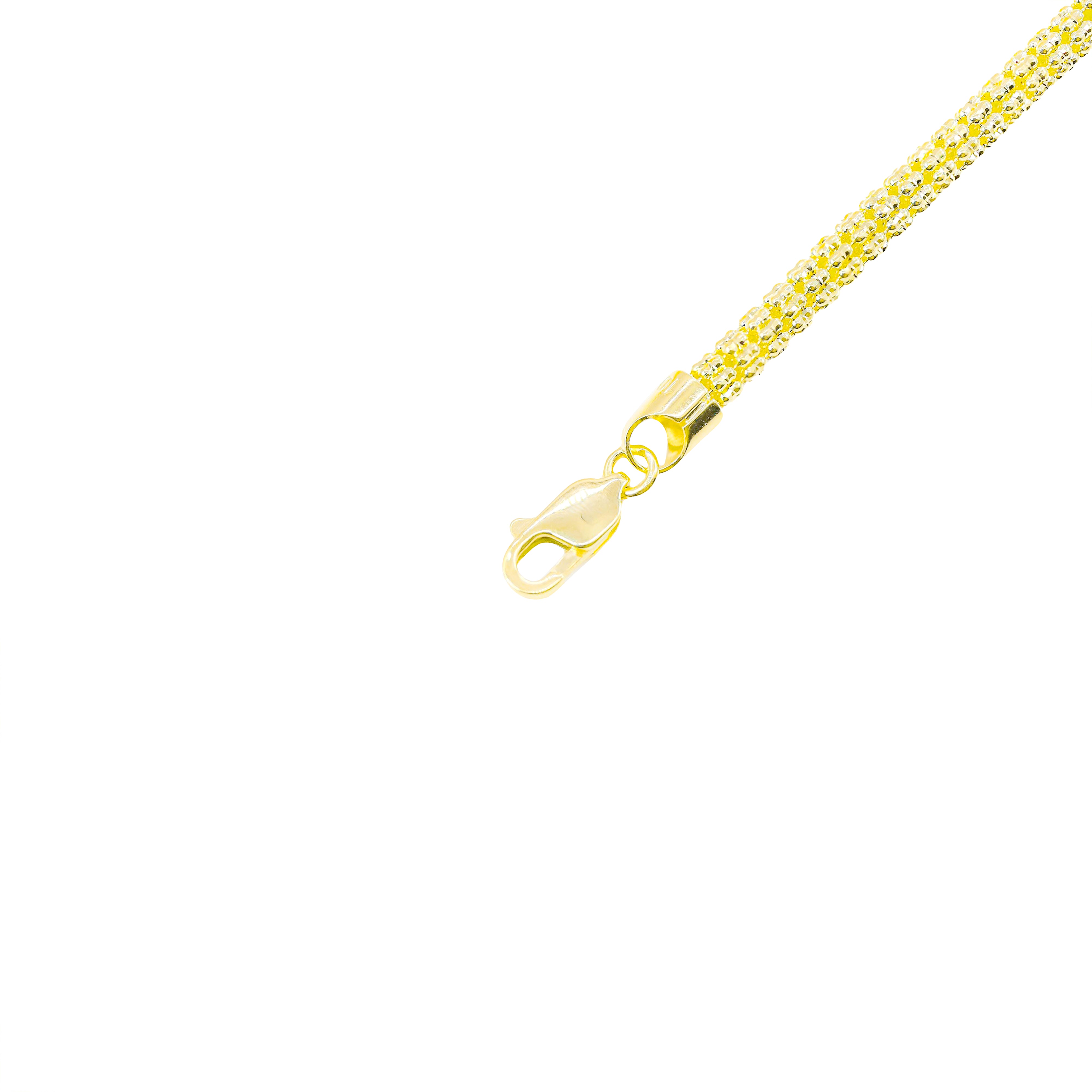 10KT Solid Yellow Gold ICE Gold Chain