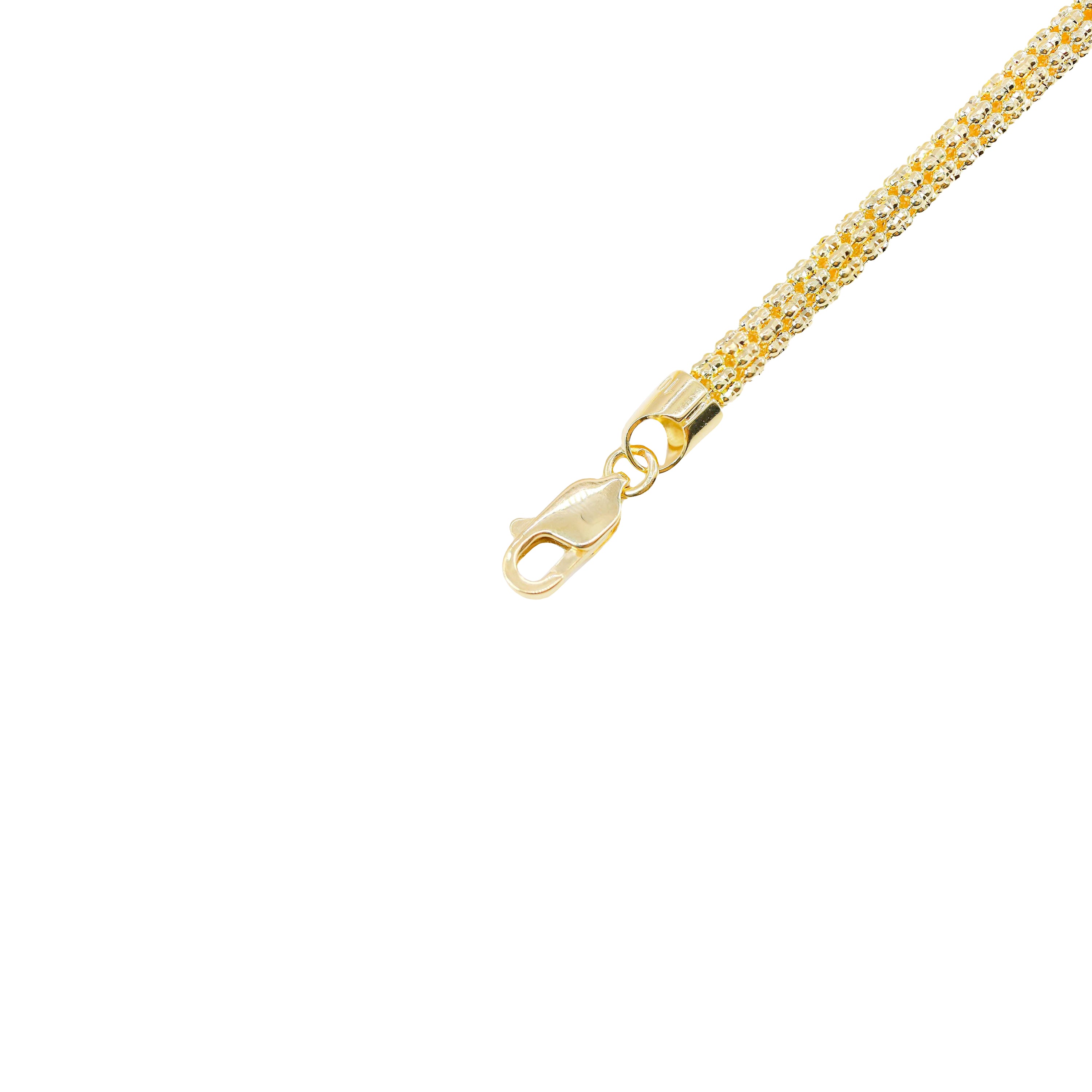 10KT Solid Yellow Gold ICE Gold Chain