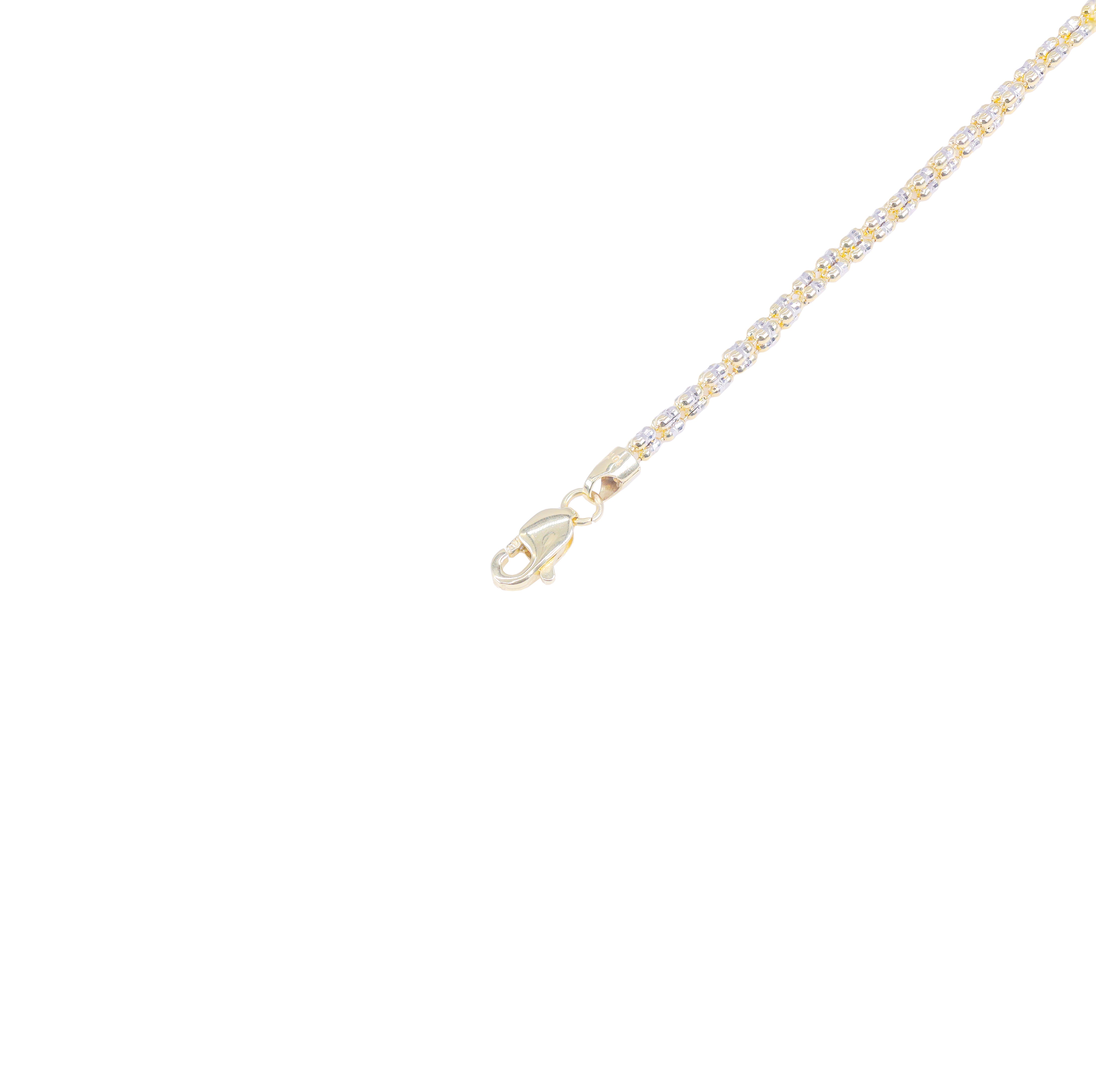 10KT Two-Tone Yellow Gold ICE Gold Chain