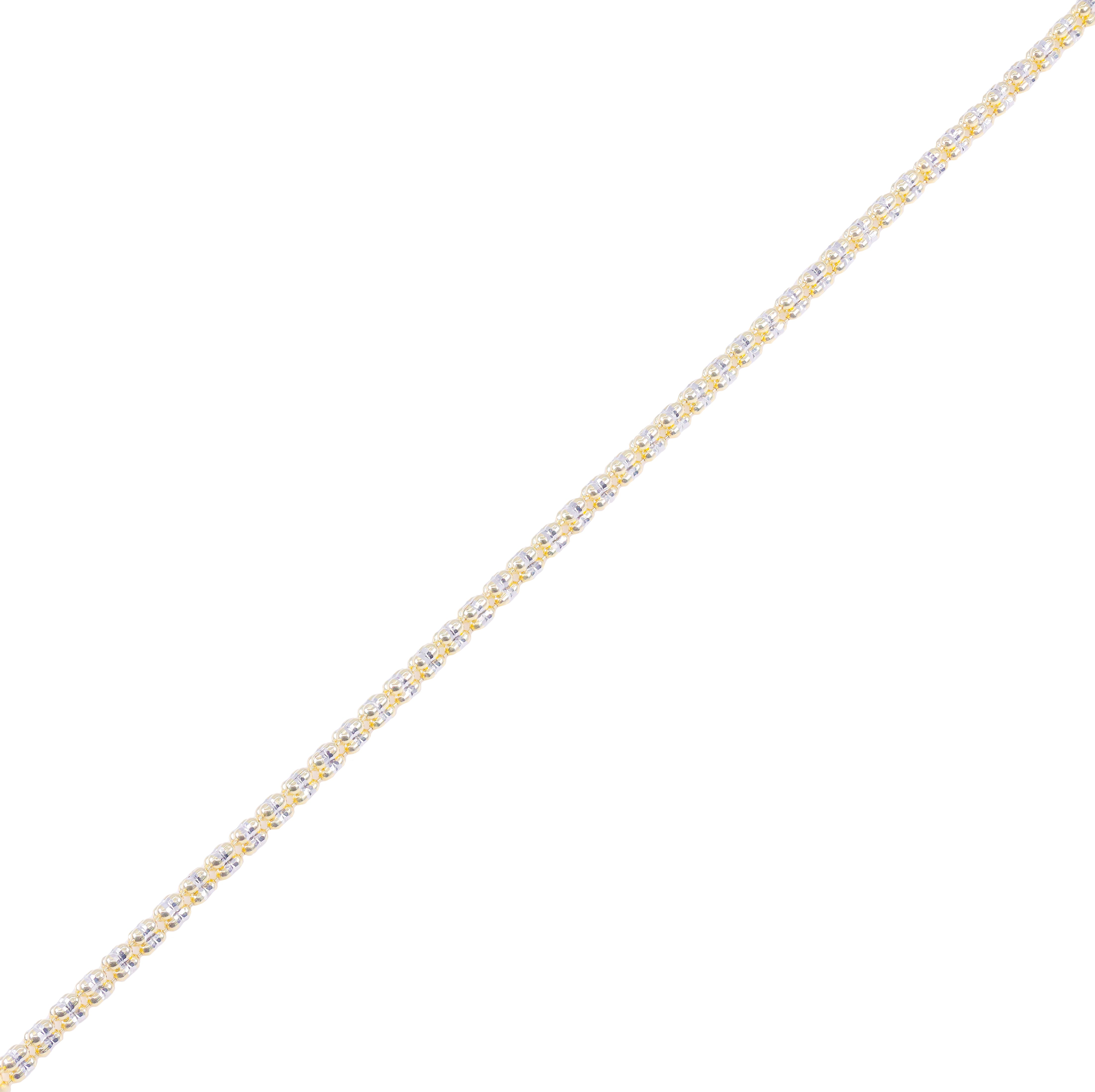 10KT Two-Tone Yellow Gold ICE Gold Chain