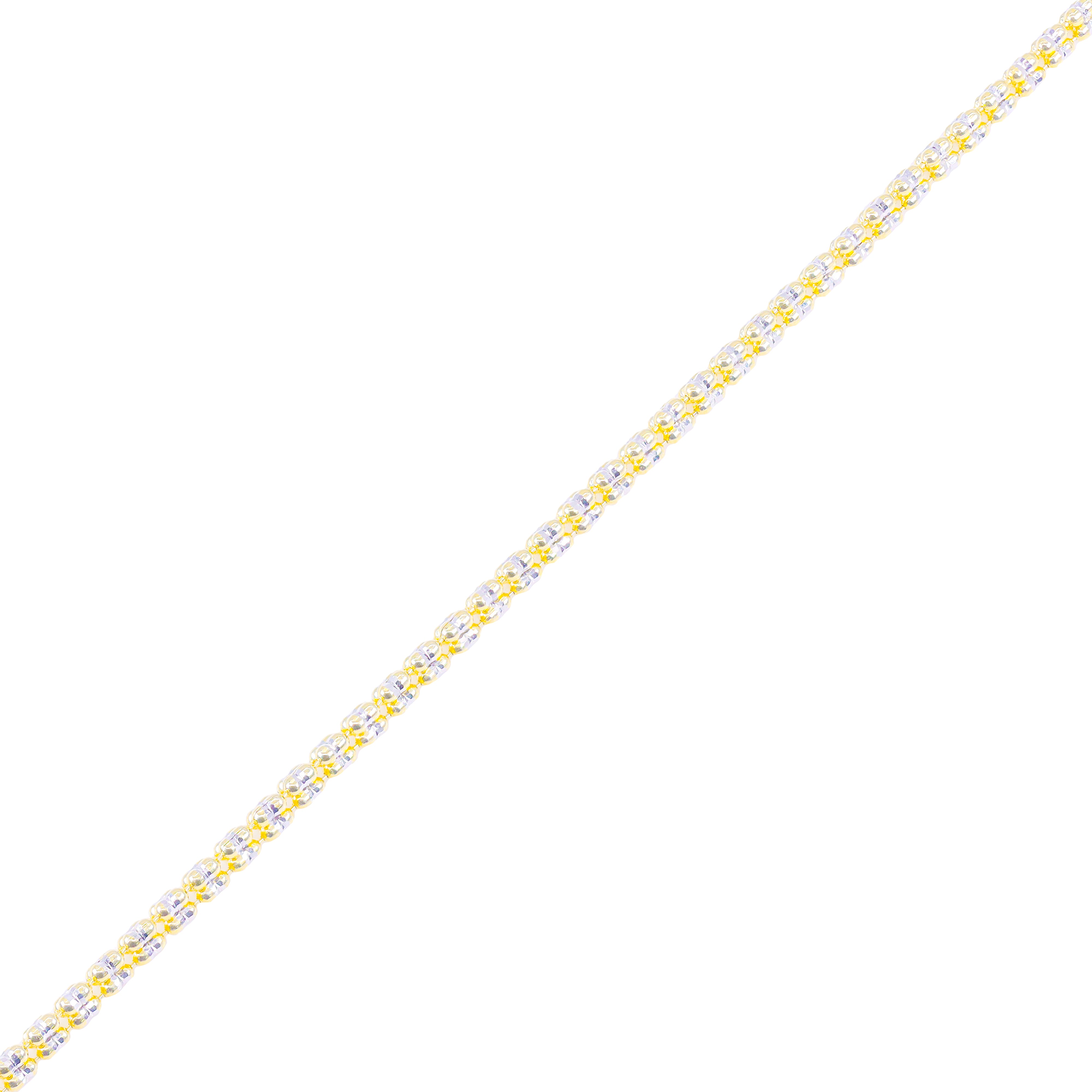 10KT Two-Tone Yellow Gold ICE Gold Chain