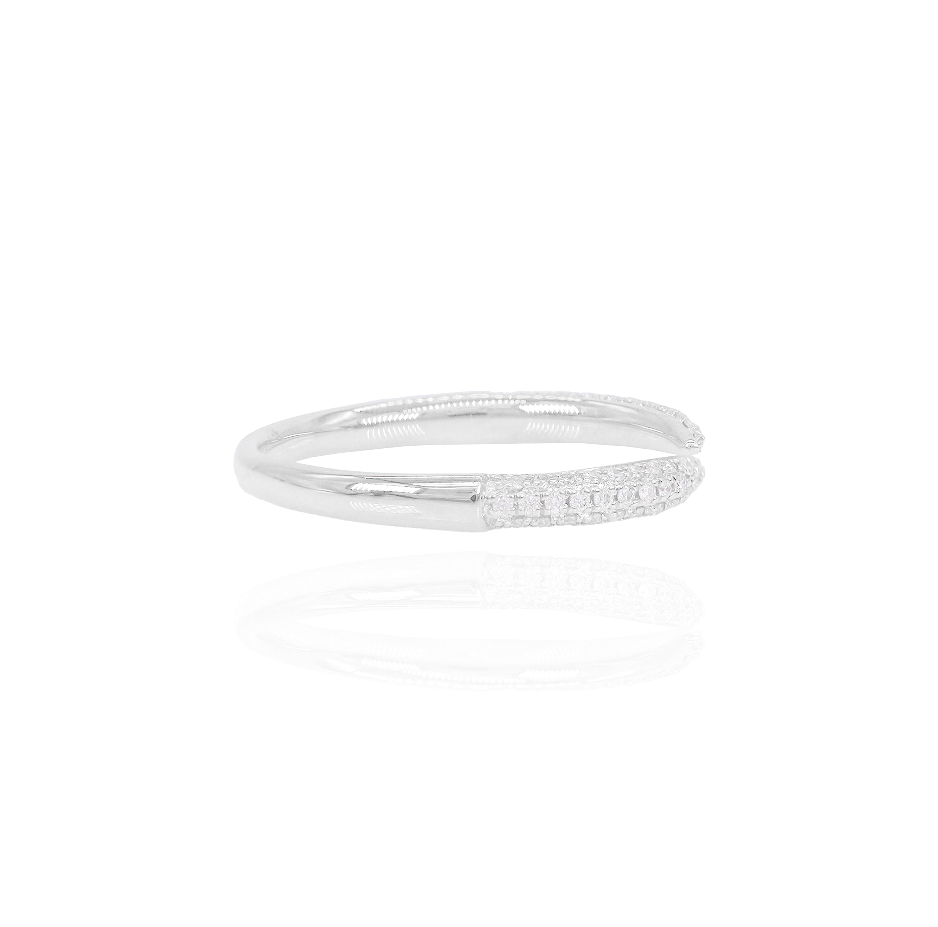 Pointed Open Diamond Claw Ring
