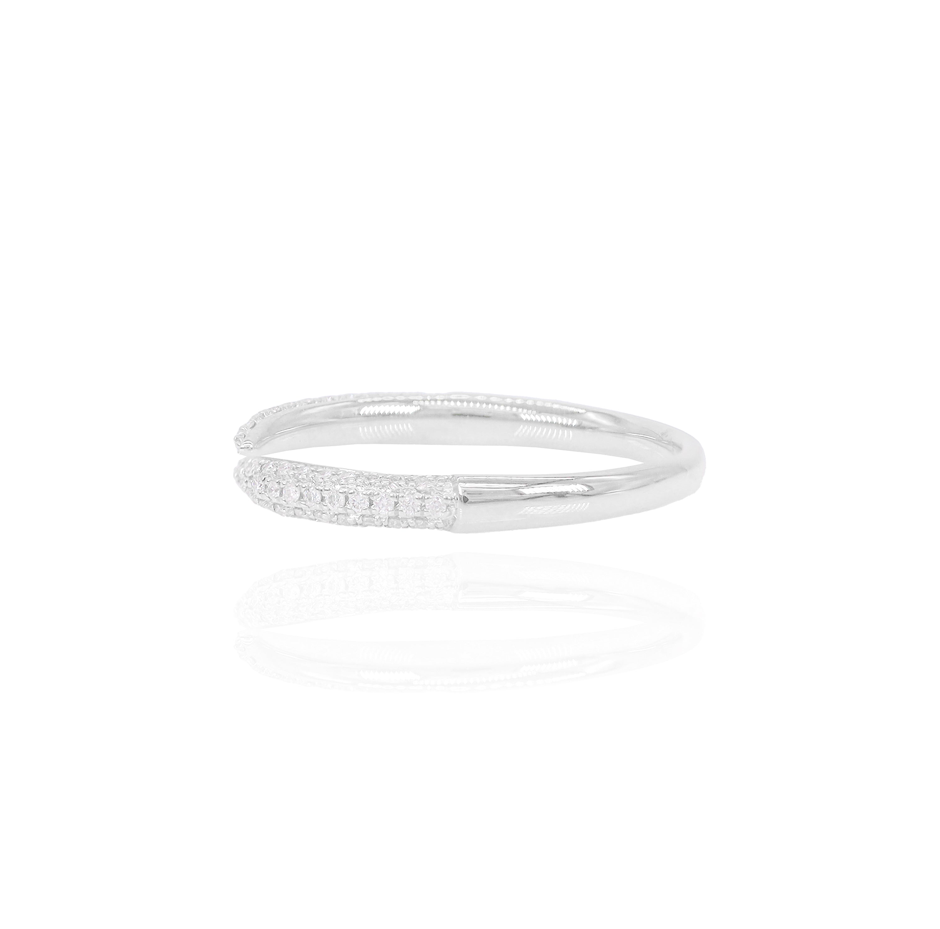 Pointed Open Diamond Claw Ring