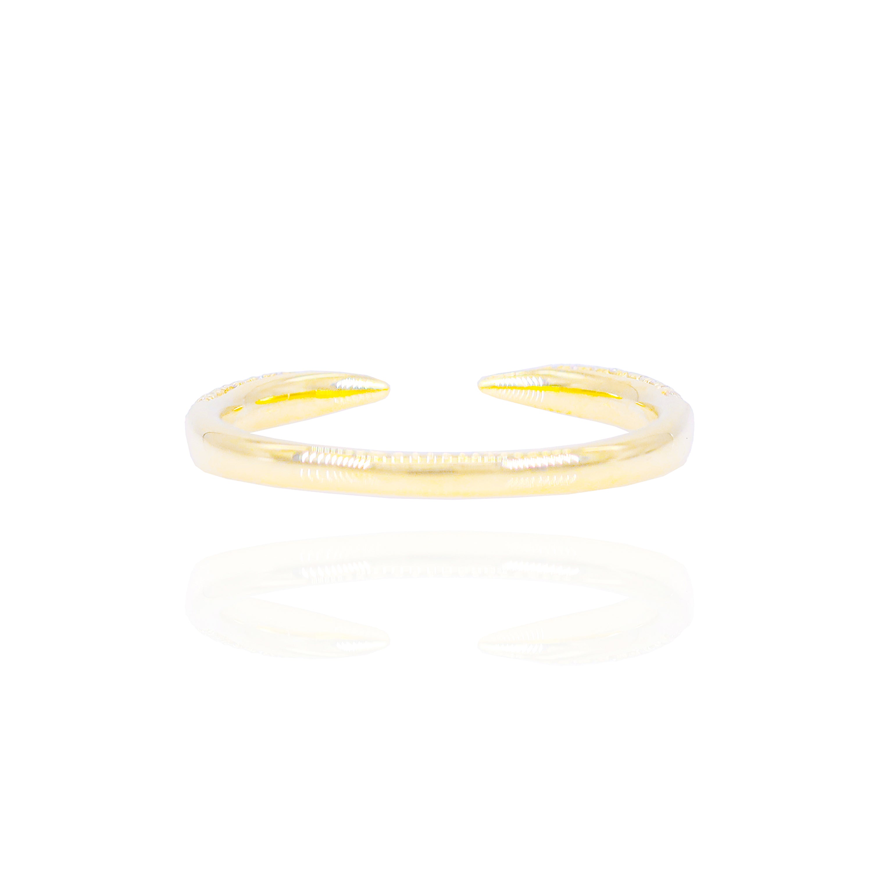 Pointed Open Diamond Claw Ring