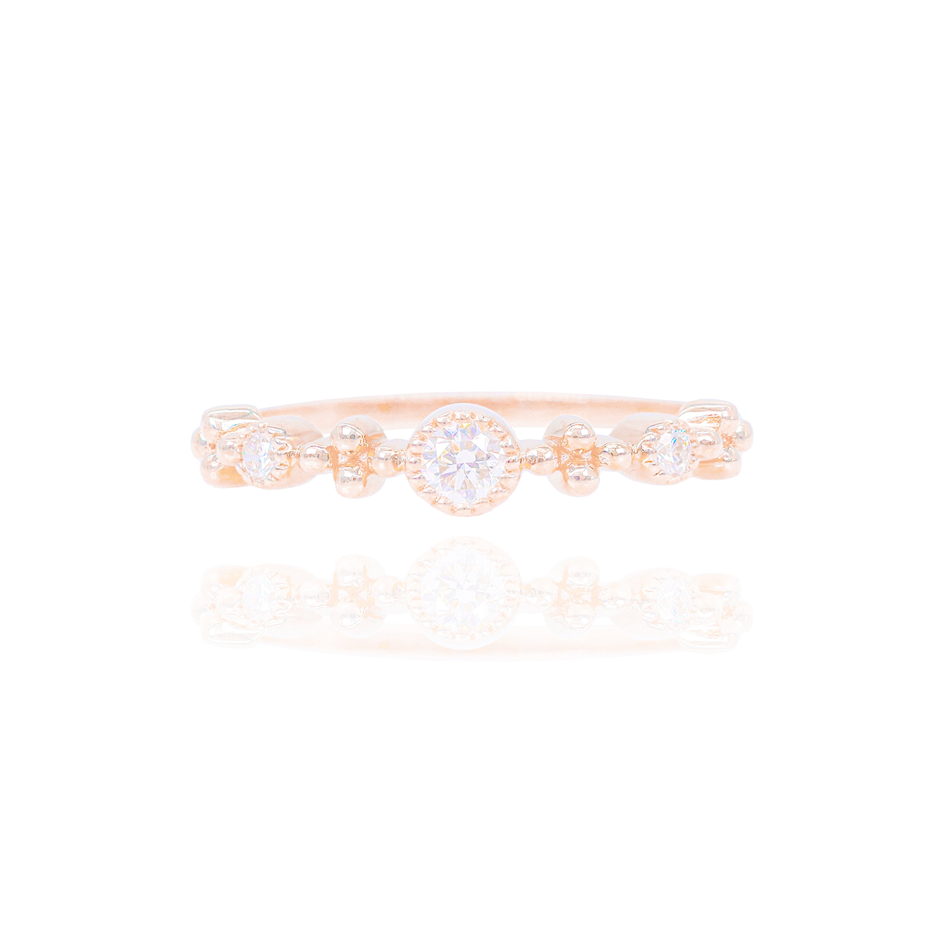 Multi-Round Diamond Band Ring