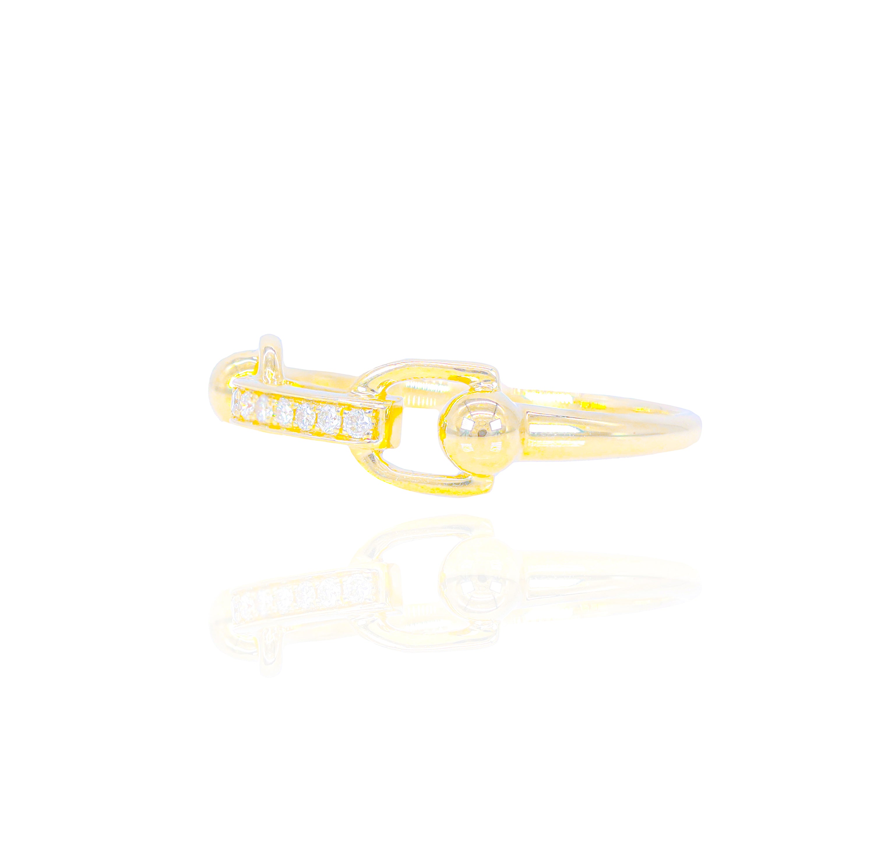 Saddle Diamond Ring