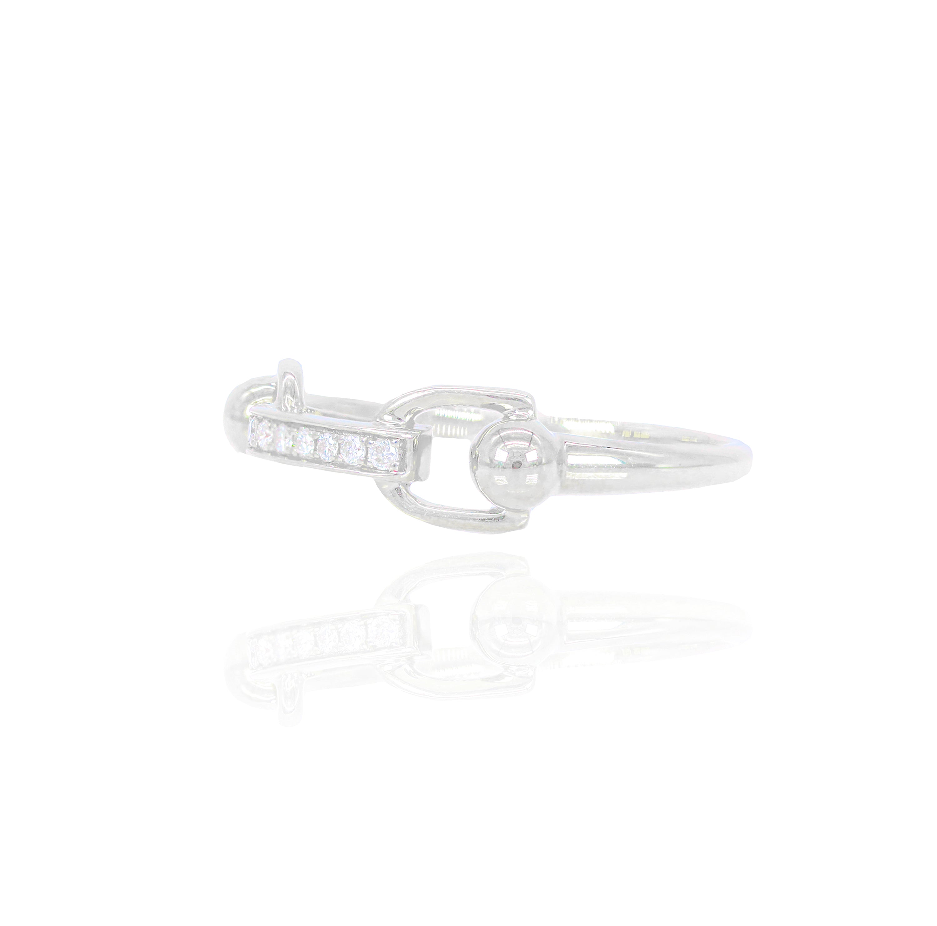 Saddle Diamond Ring