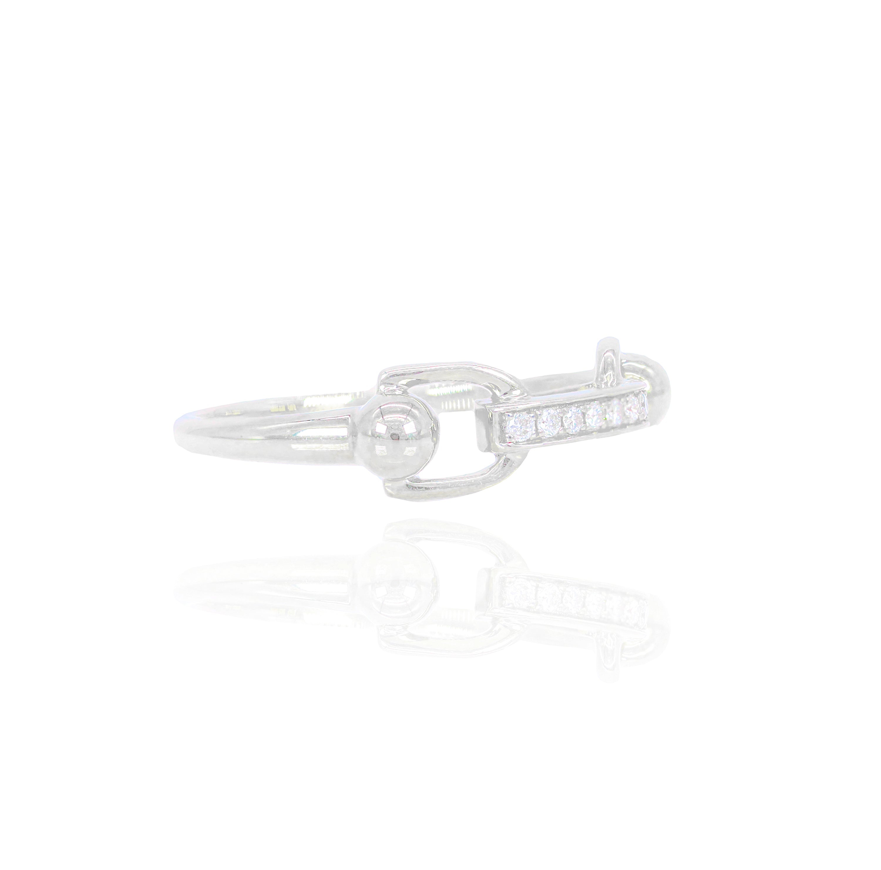 Saddle Diamond Ring
