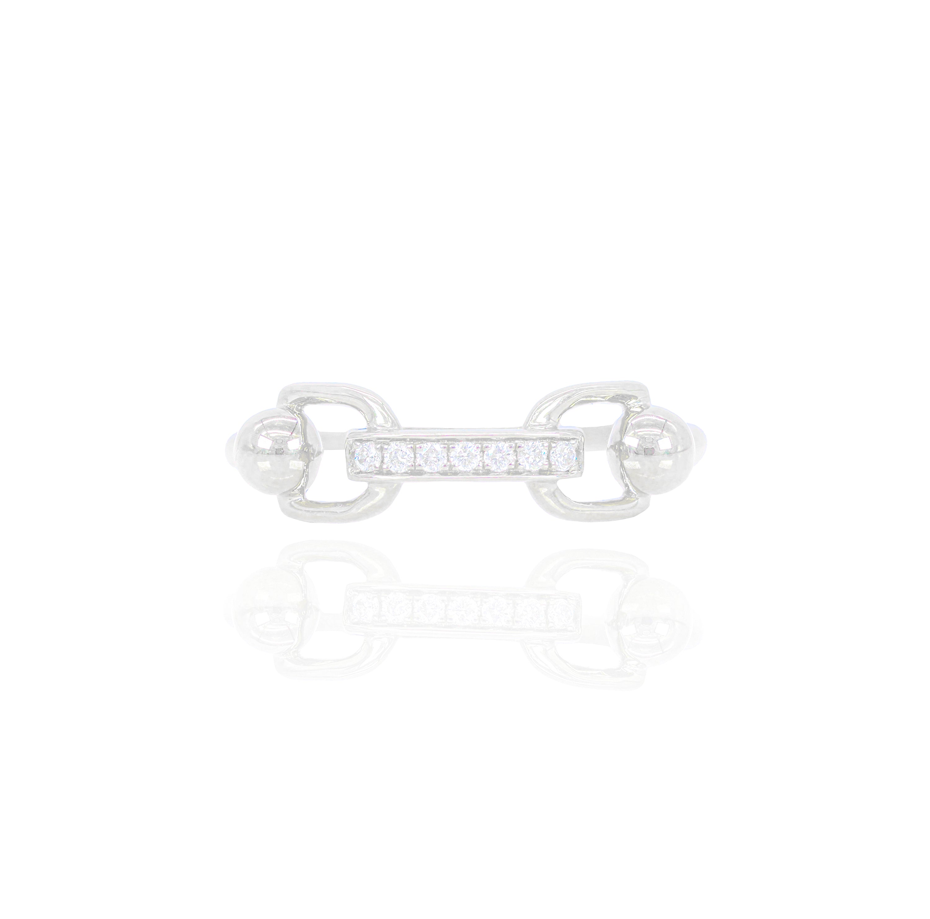 Saddle Diamond Ring