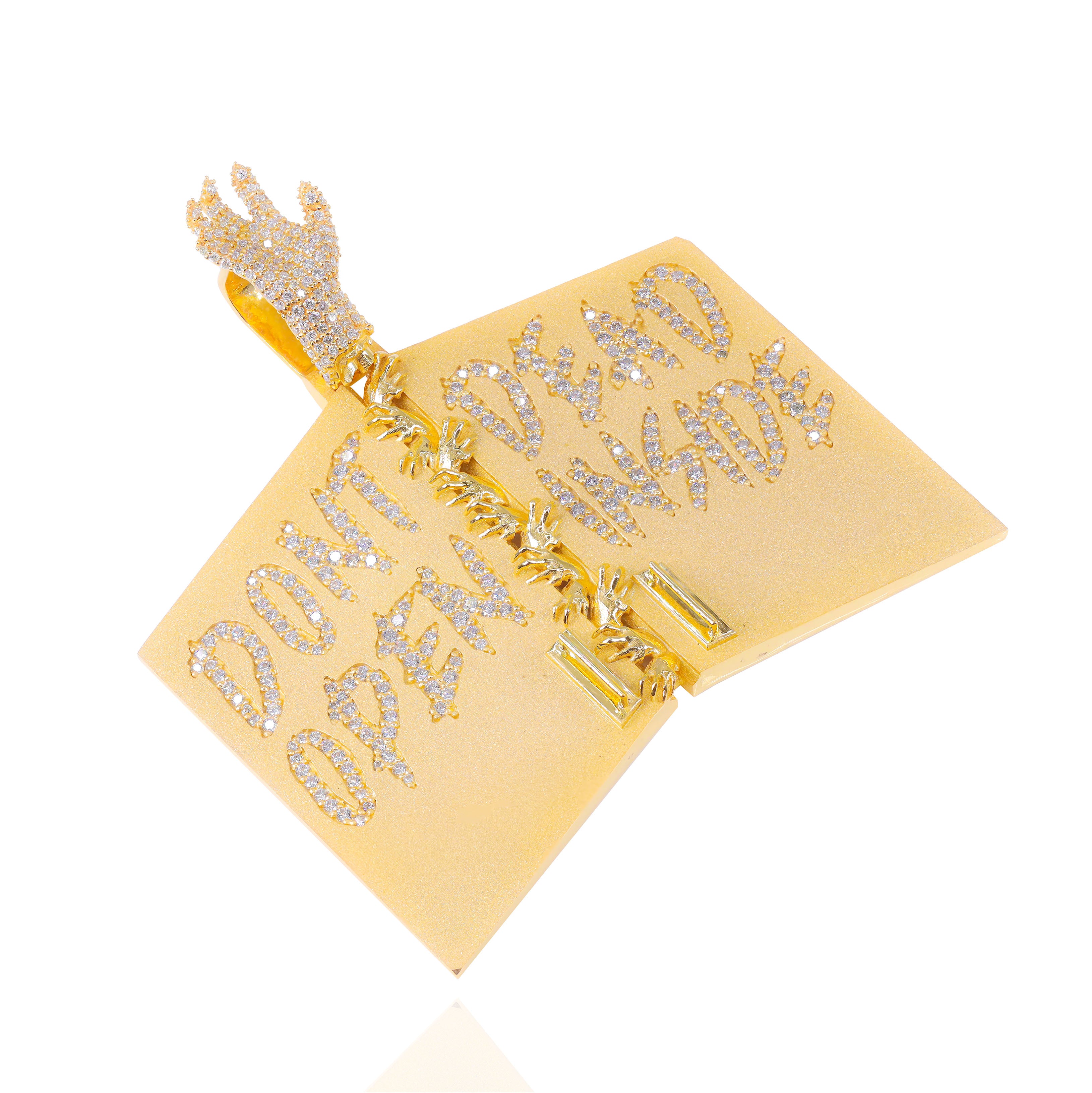 Custom Design Deposit - 3D Zombie Door Diamond Pendant