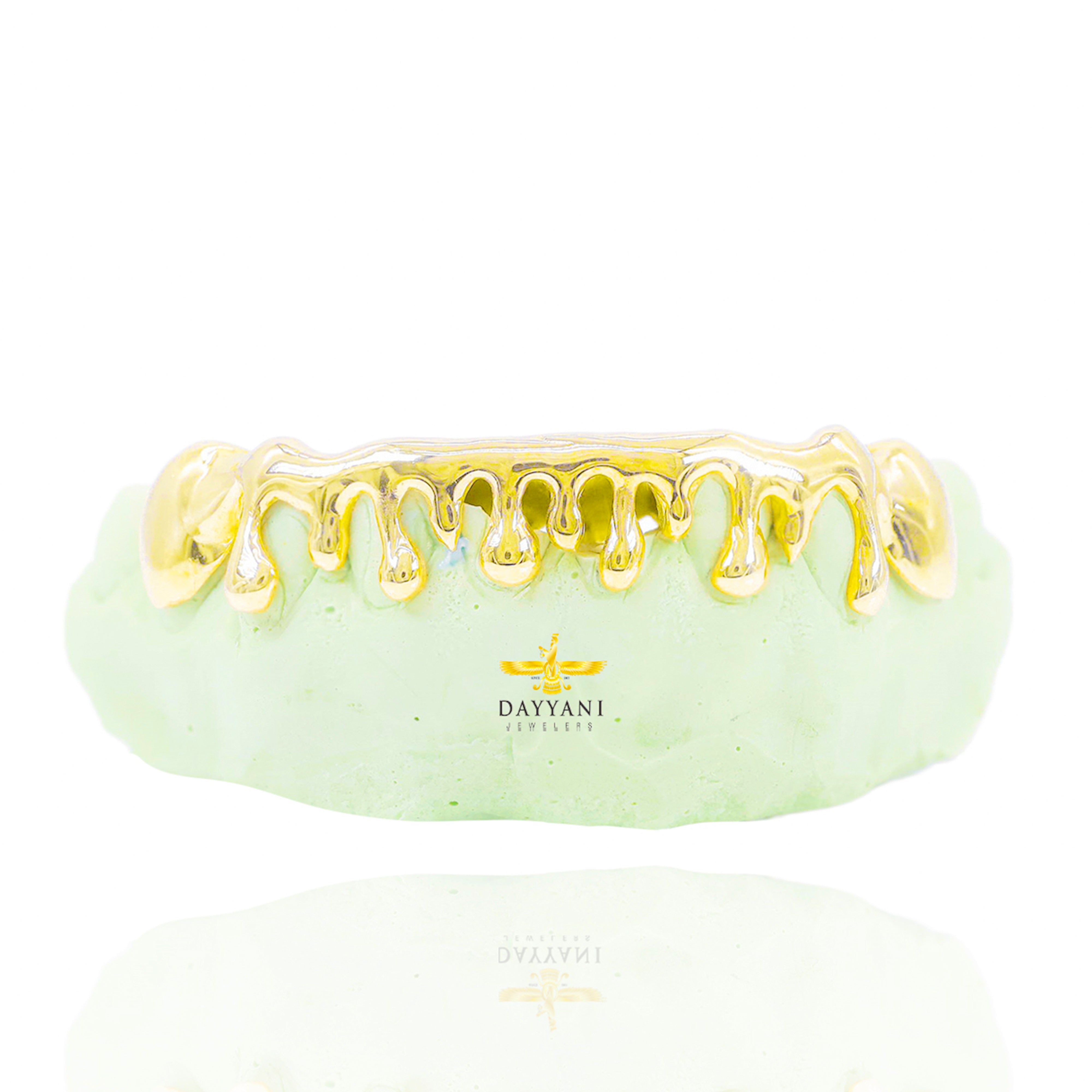 Custom Drip Style Gold Grillz