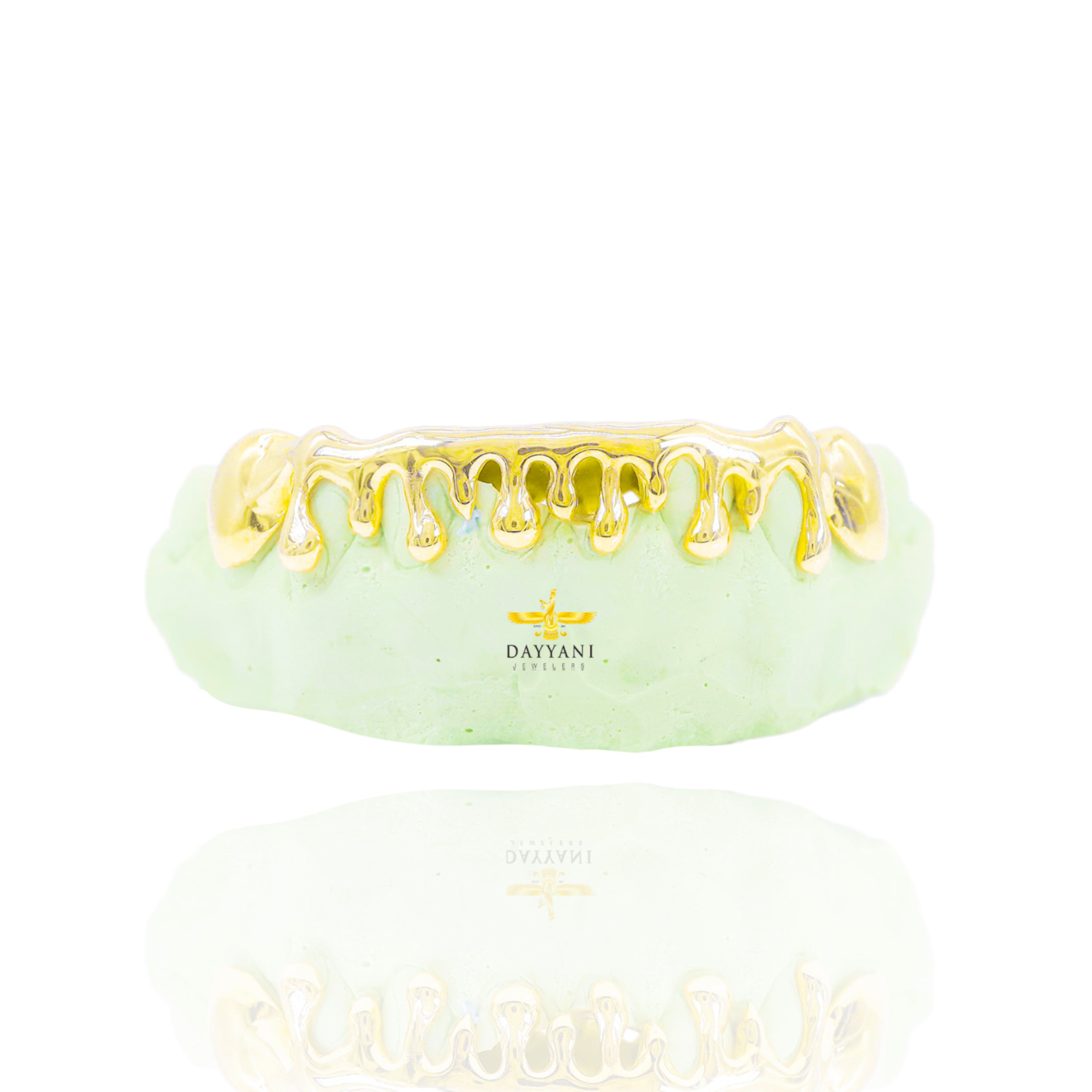 Custom Drip Style Gold Grillz