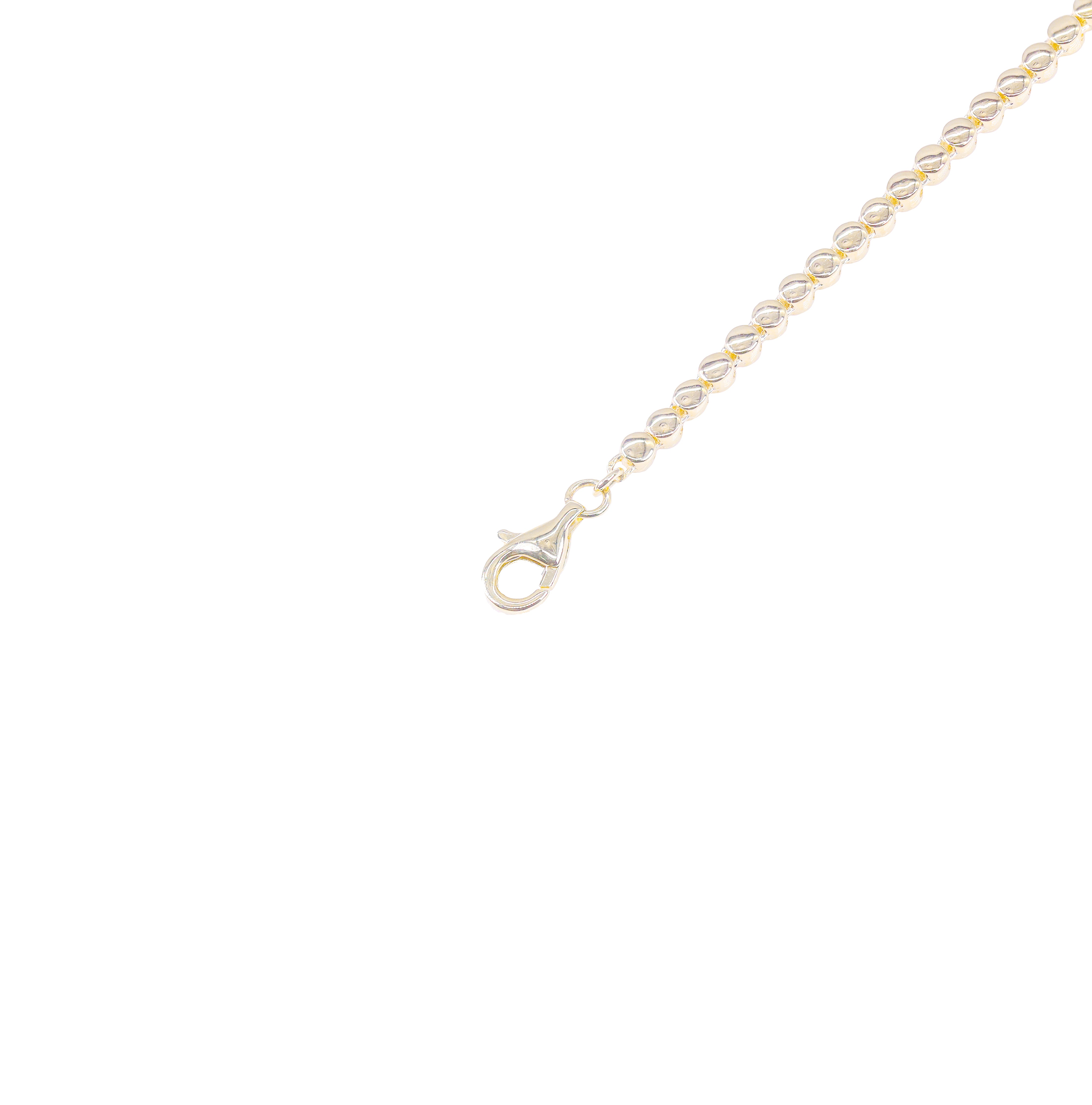Natural Green Emerald Pendant with Diamond Tennis Chain